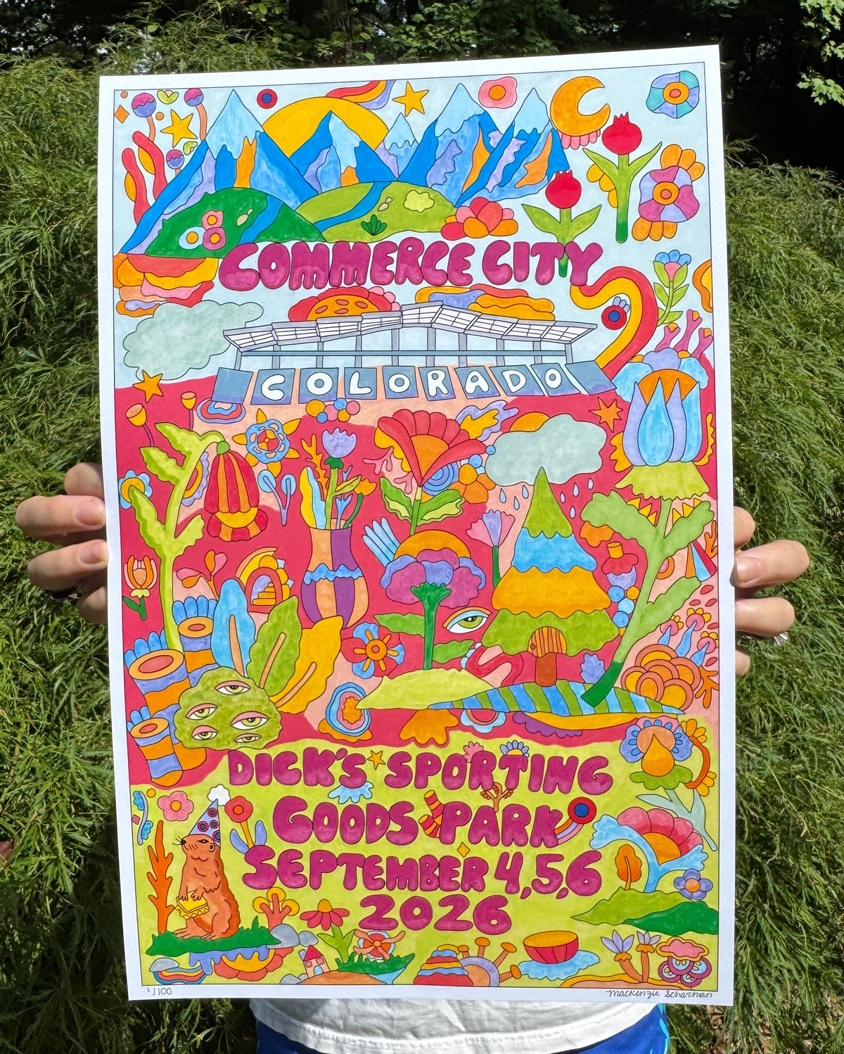 Phish Dicks Poster - Colorado 2026