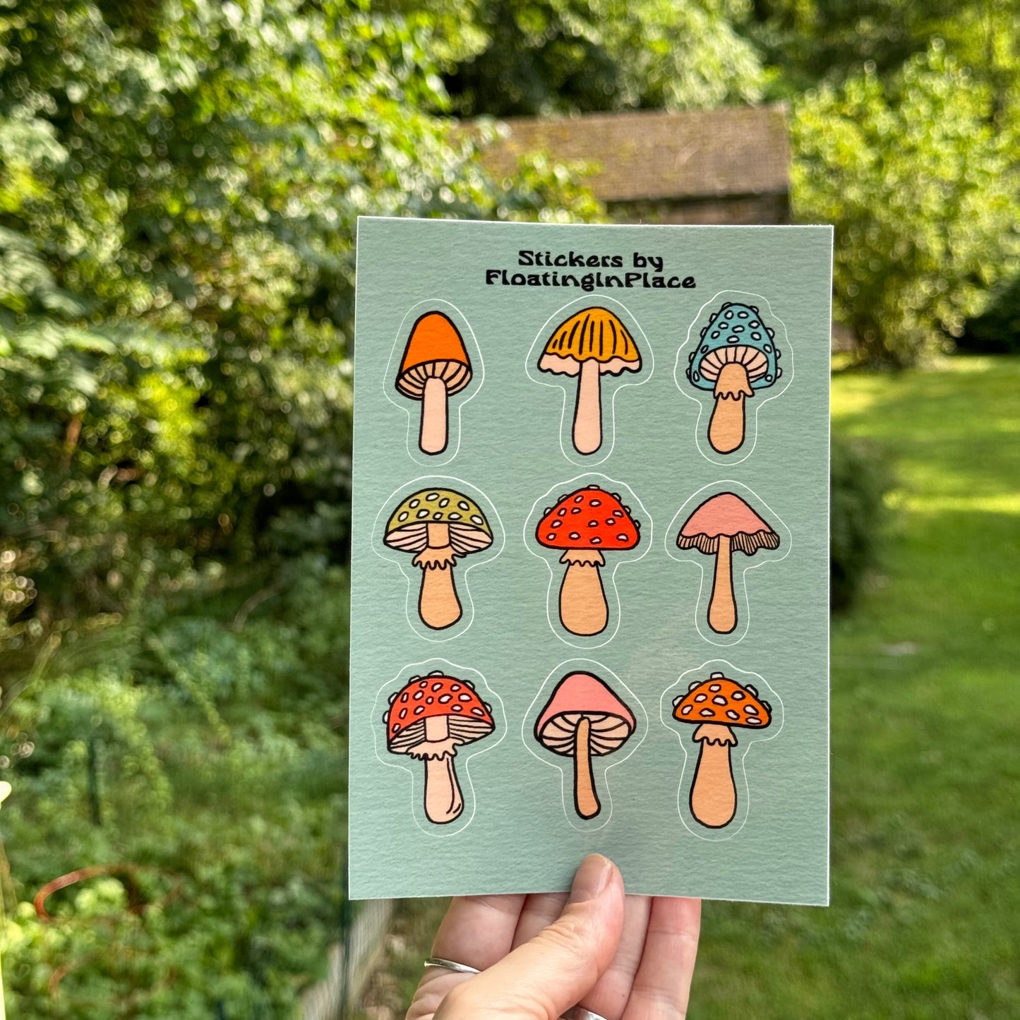 Mushroom Sticker Sheet
