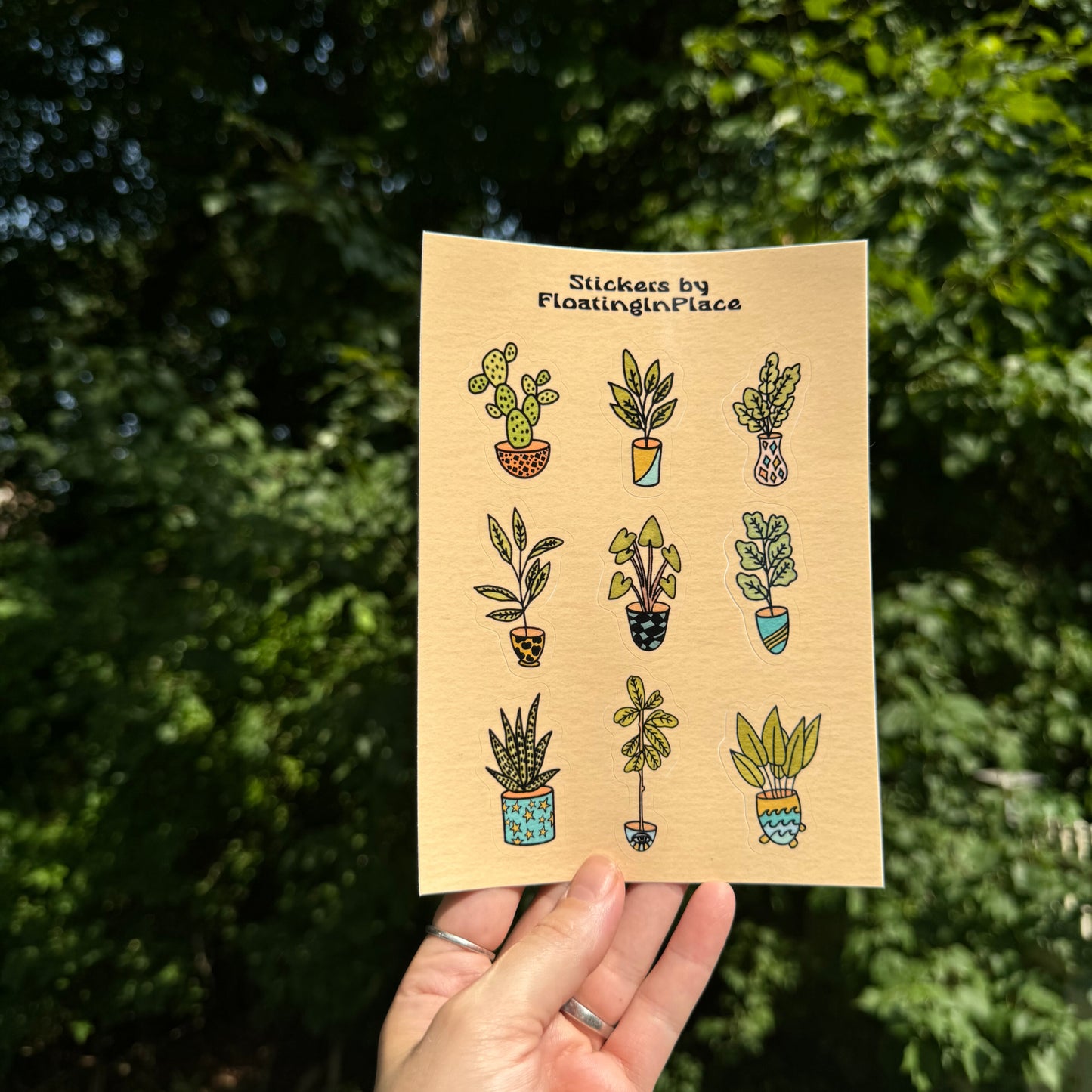 Groovy Plants Sticker Sheet