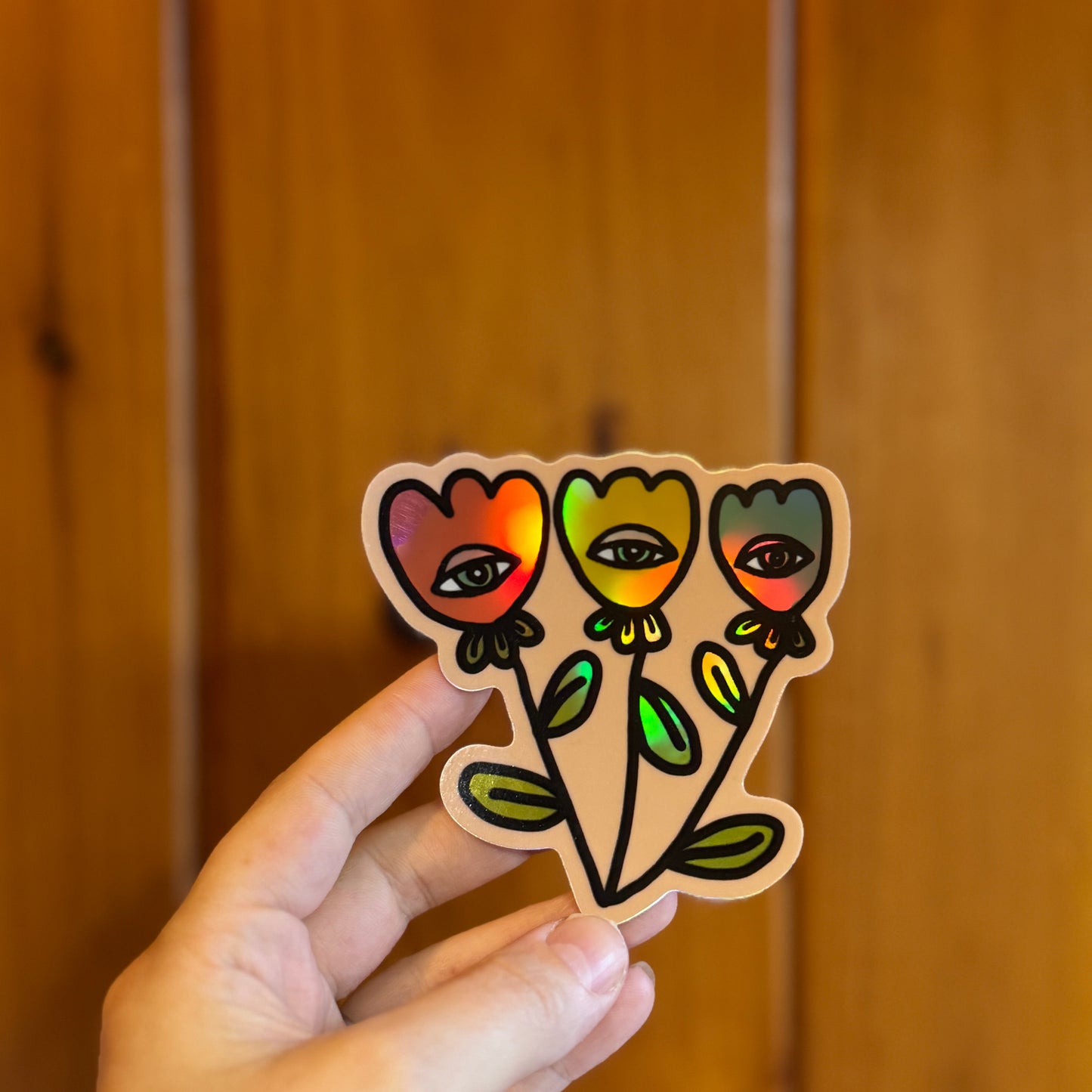 Third Eye Tulips Sticker