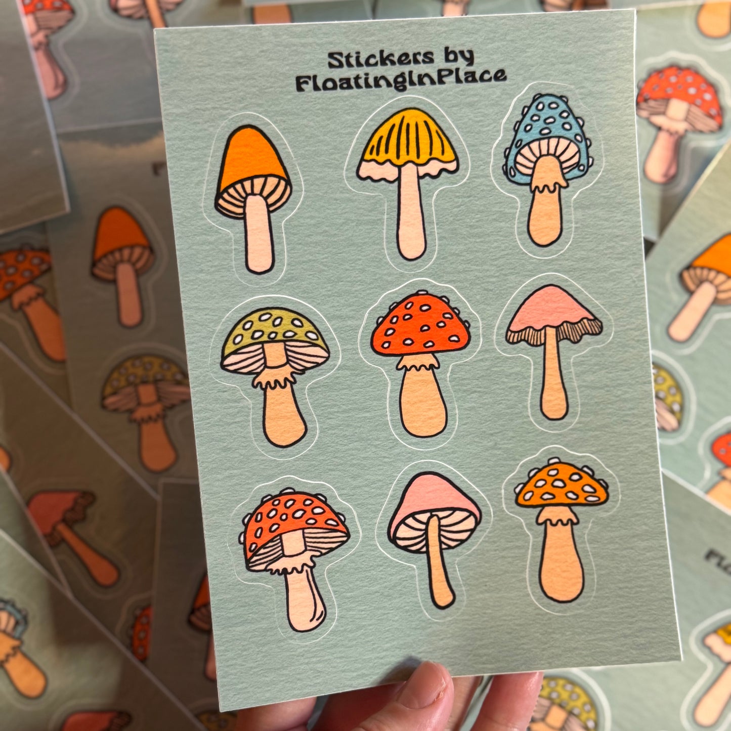 Mushroom Sticker Sheet
