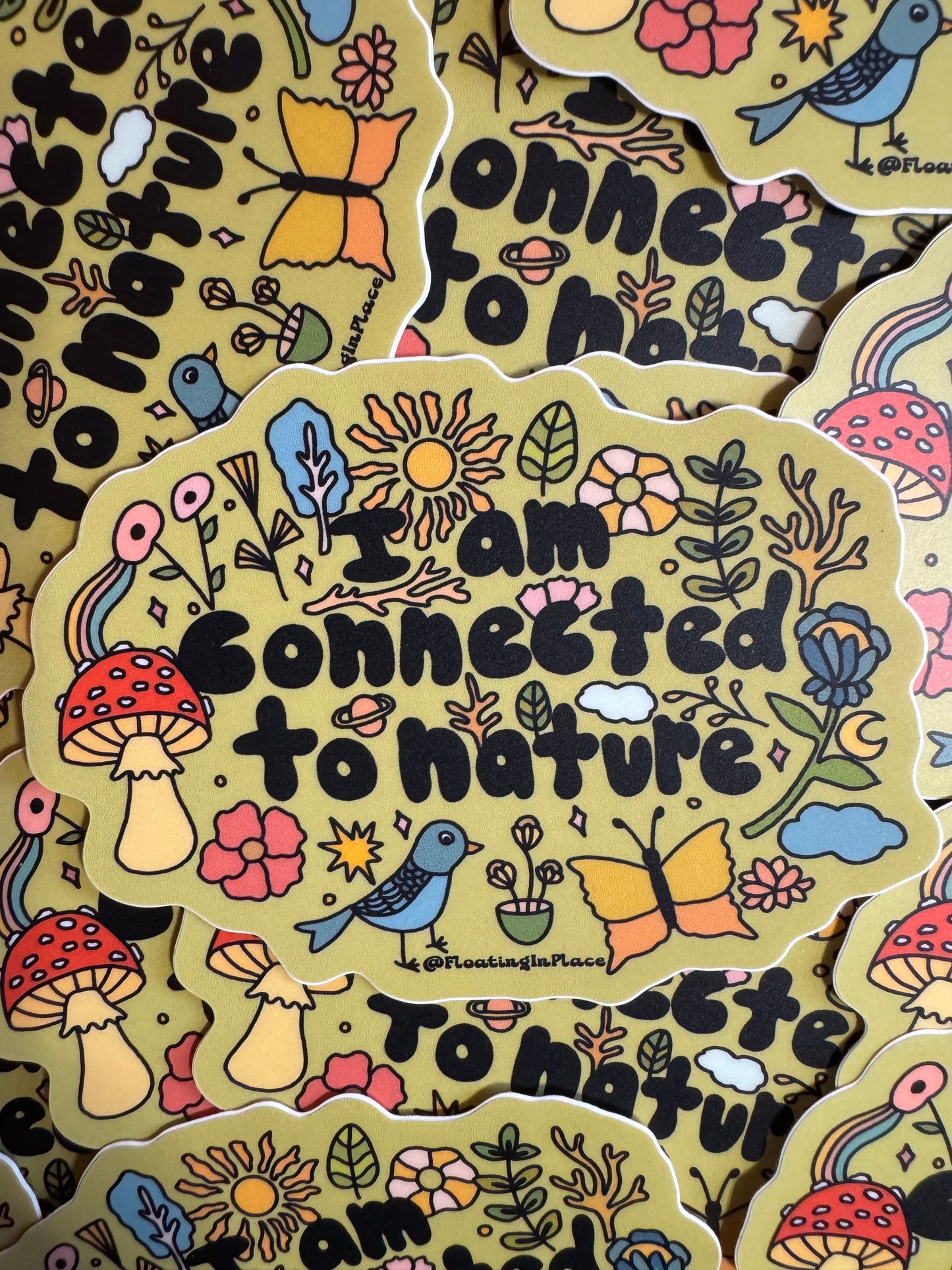 Connected to Nature Sticker
