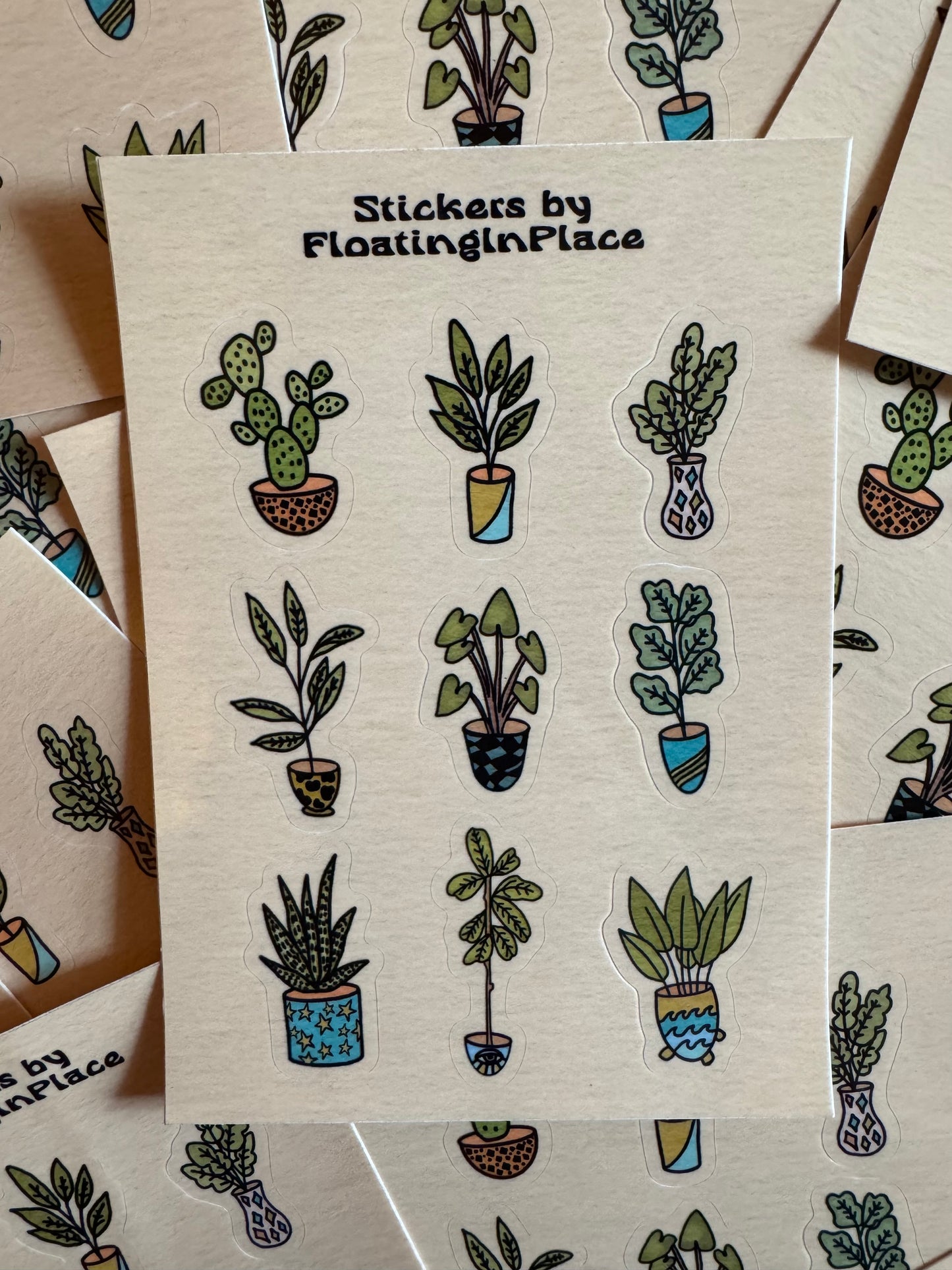 Groovy Plants Sticker Sheet