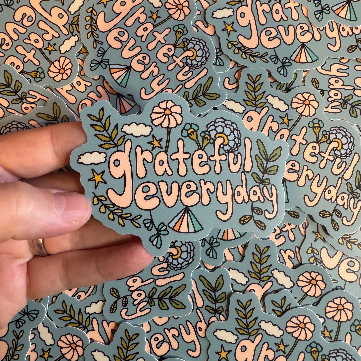 Grateful Everyday Sticker
