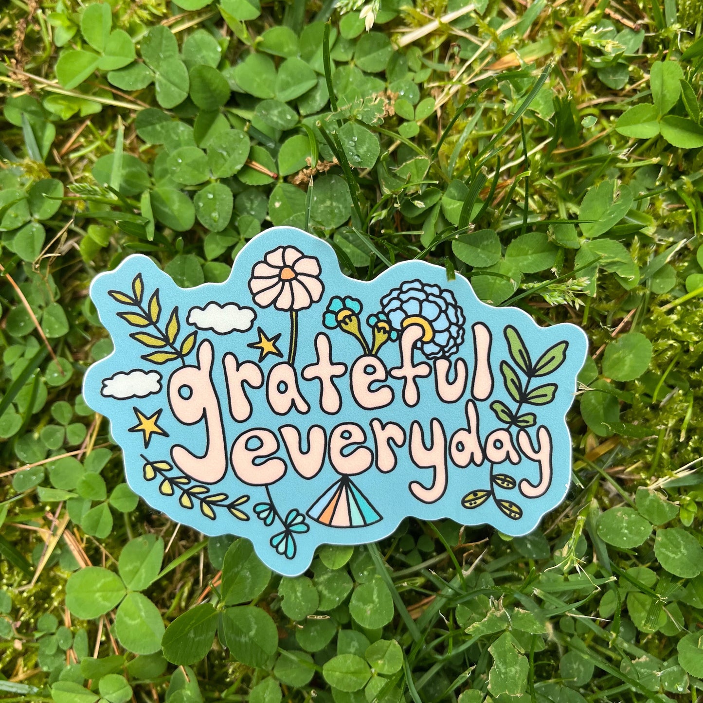 Grateful Everyday Sticker