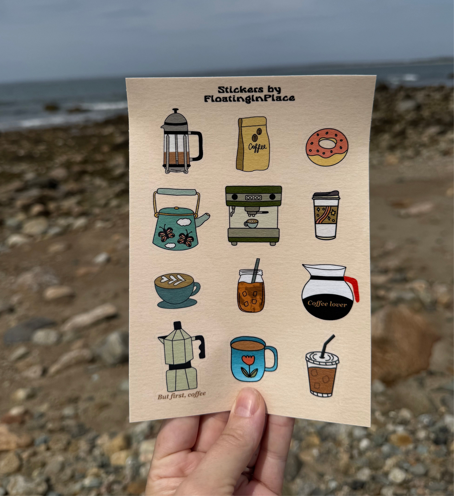Coffee Shop Sticker Sheet