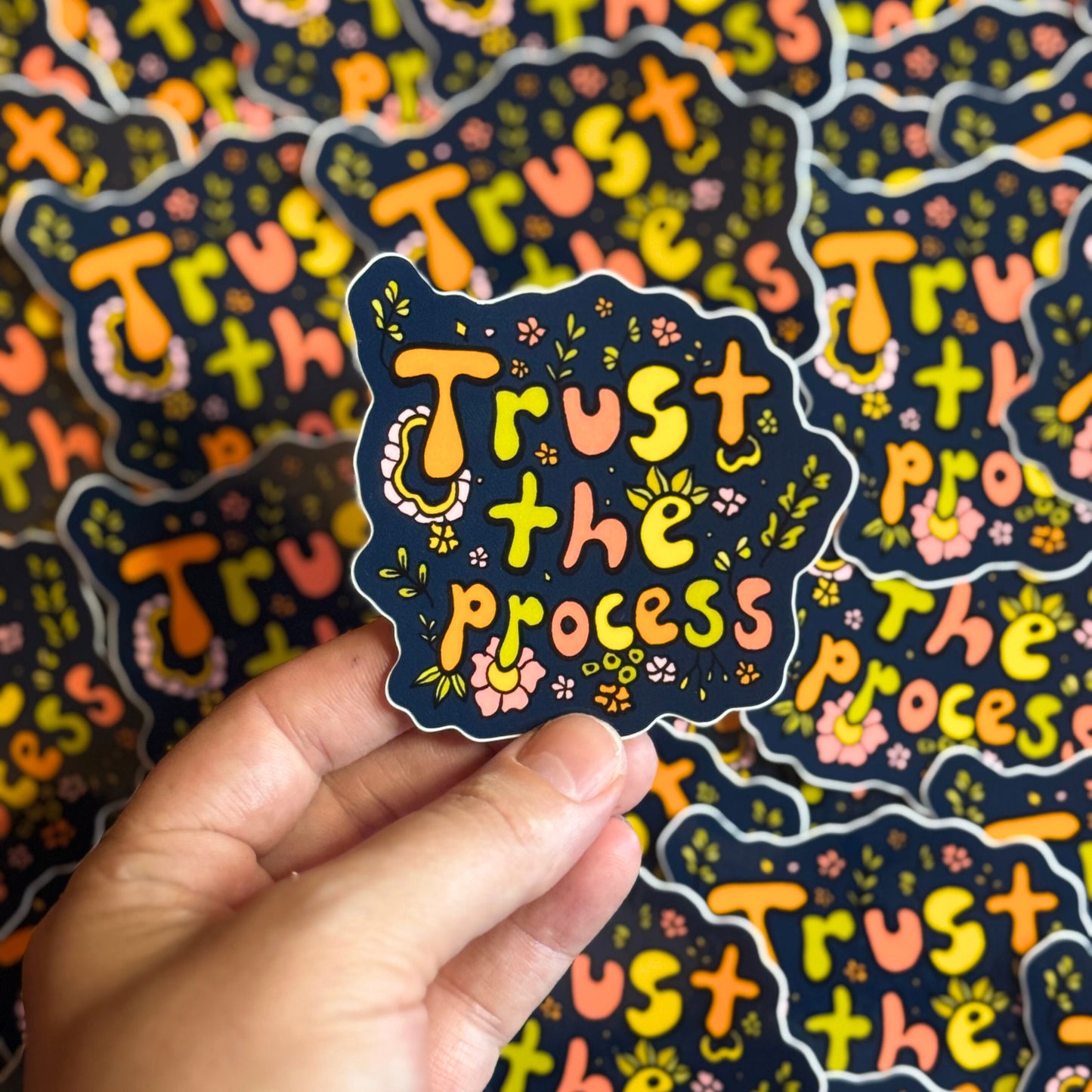 Trust The Process Sticker