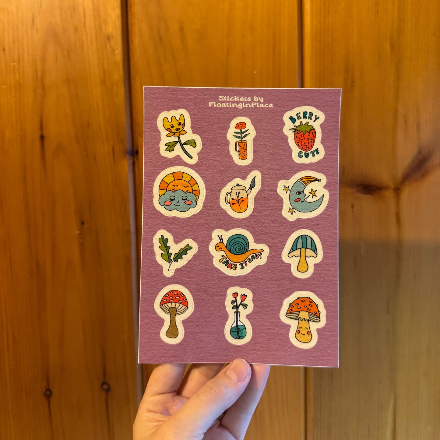 Nature Friends Sticker Sheet