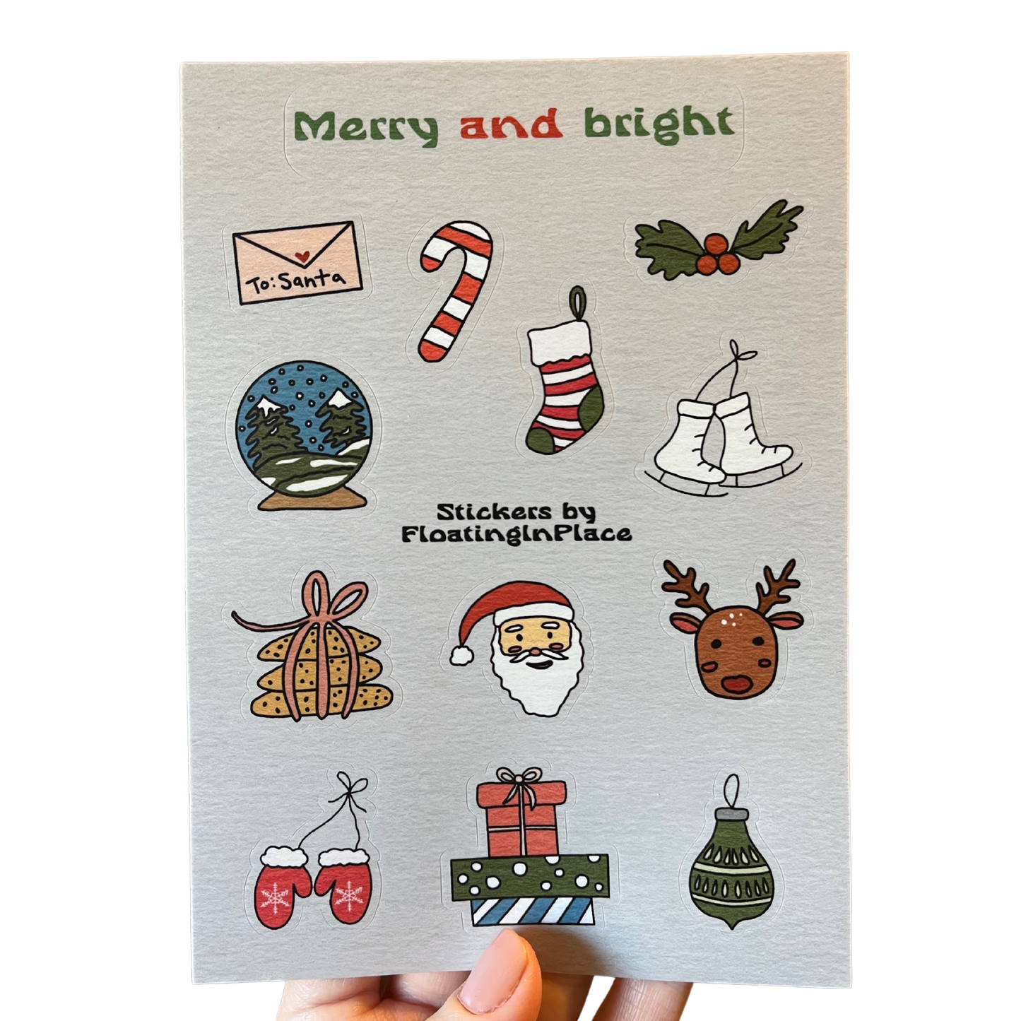 Christmas Sticker Sheet