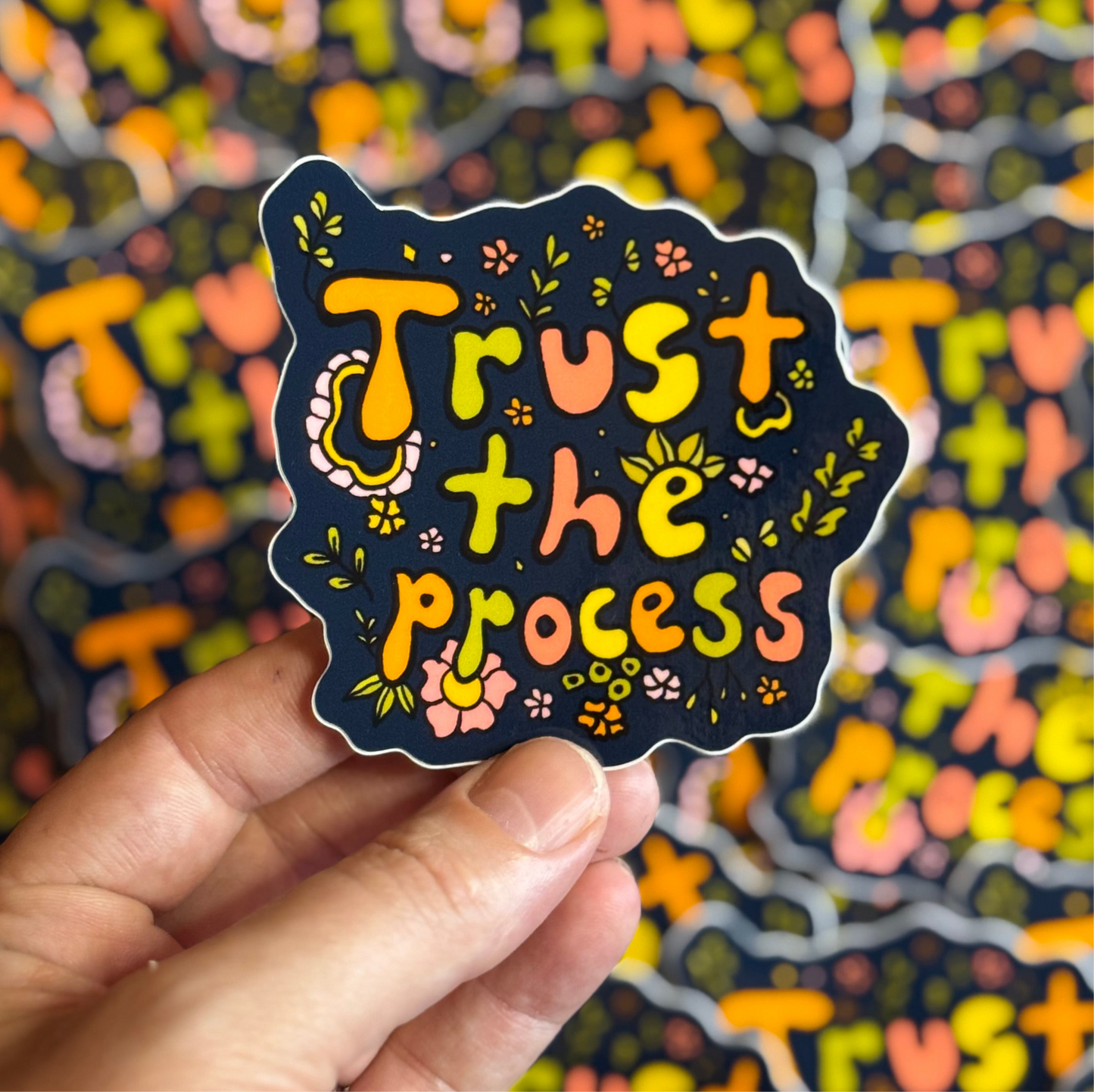 Trust The Process Sticker