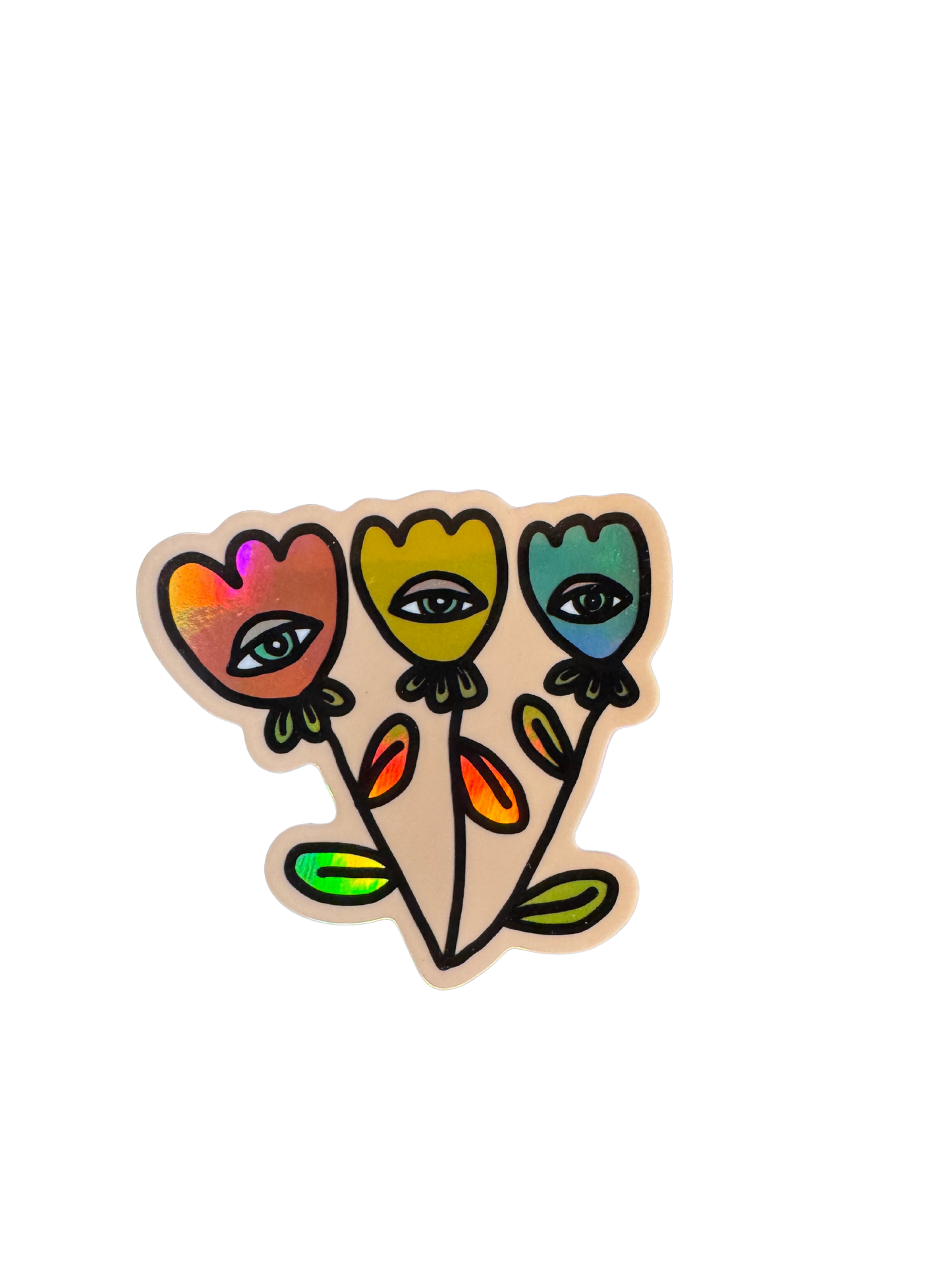 Third Eye Tulips Sticker