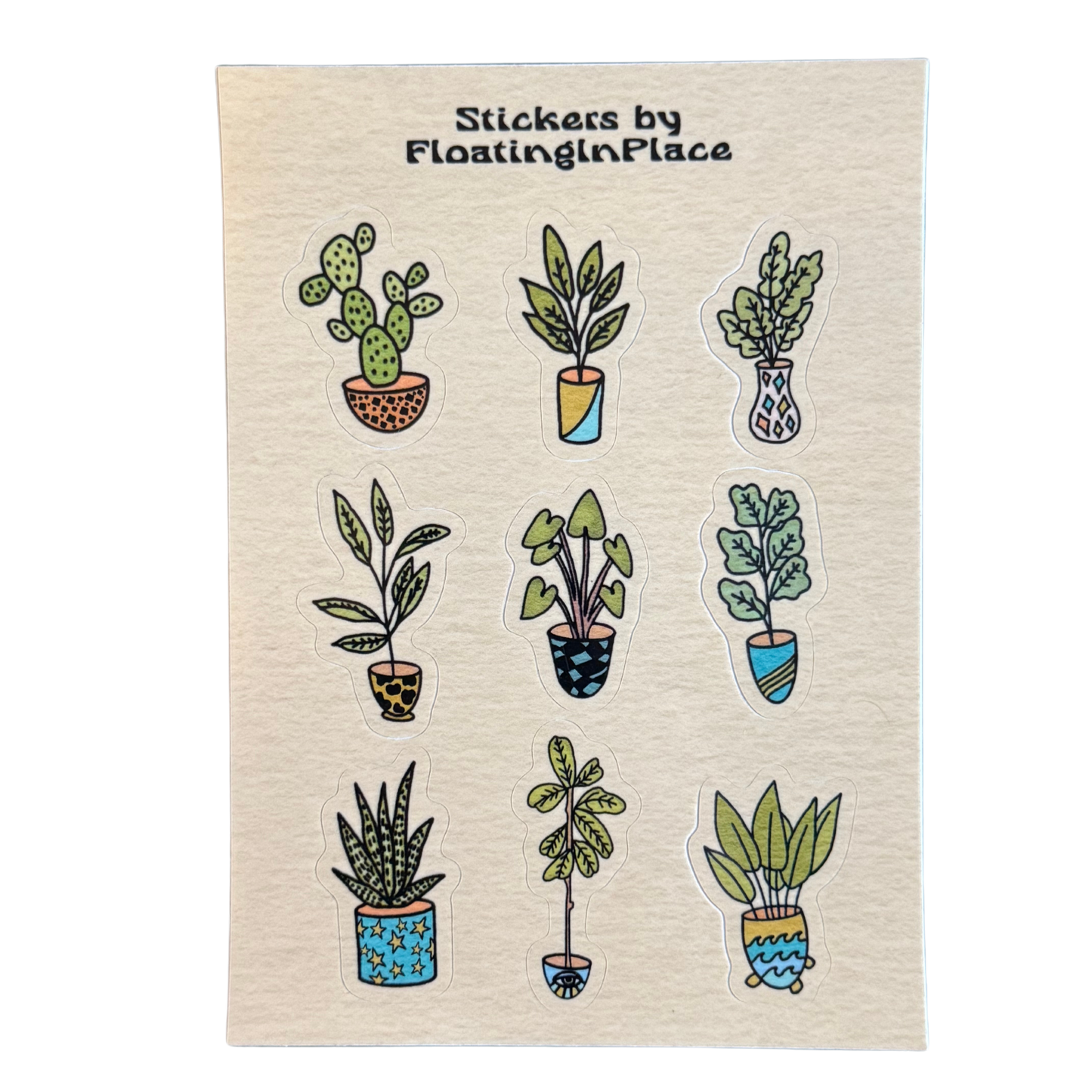 Groovy Plants Sticker Sheet