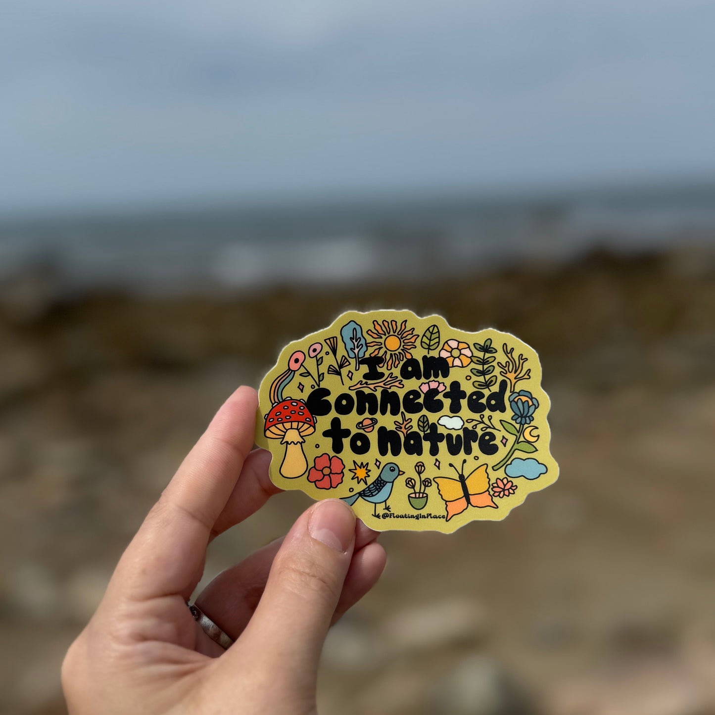 Connected to Nature Sticker