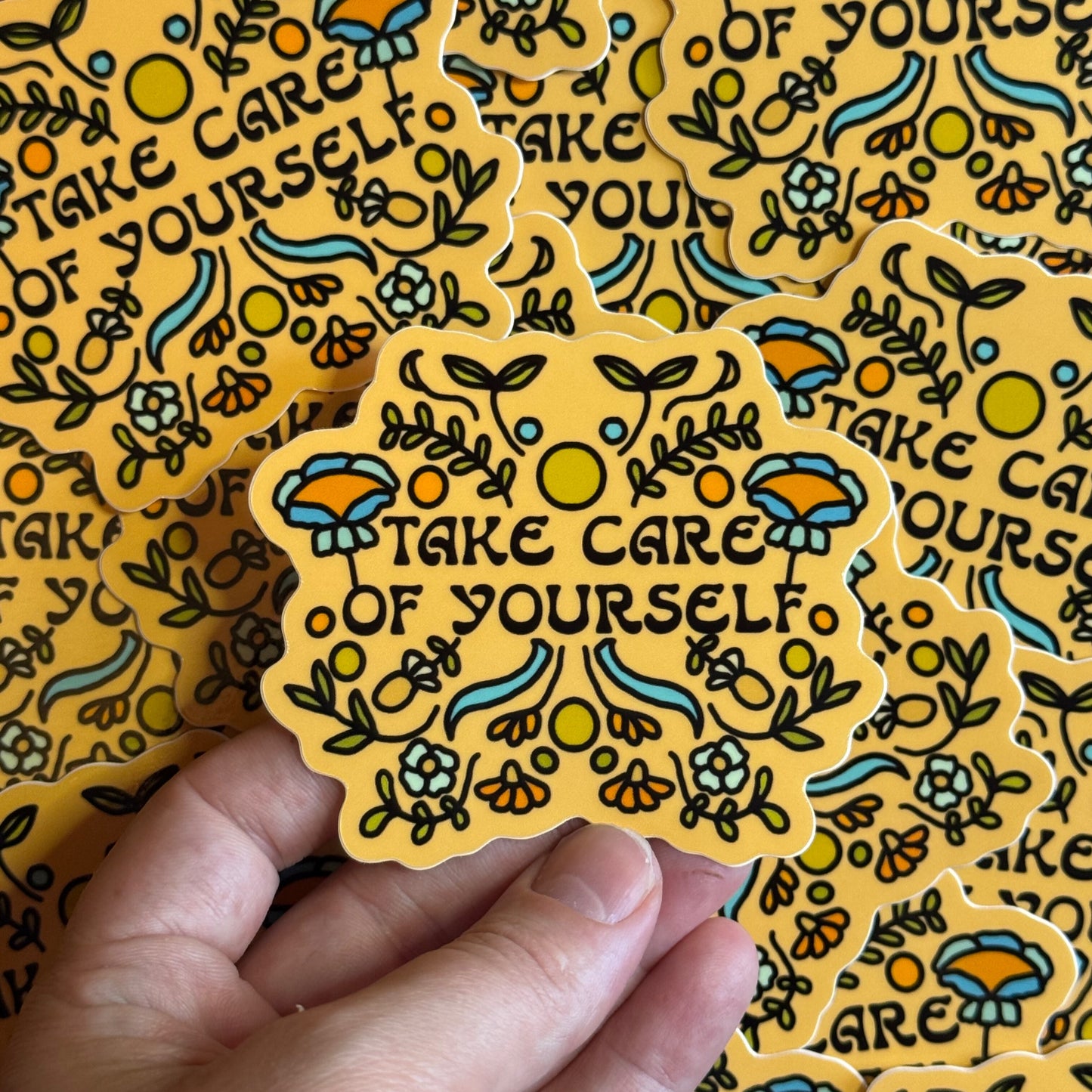 Take Care of Yourself Sticker