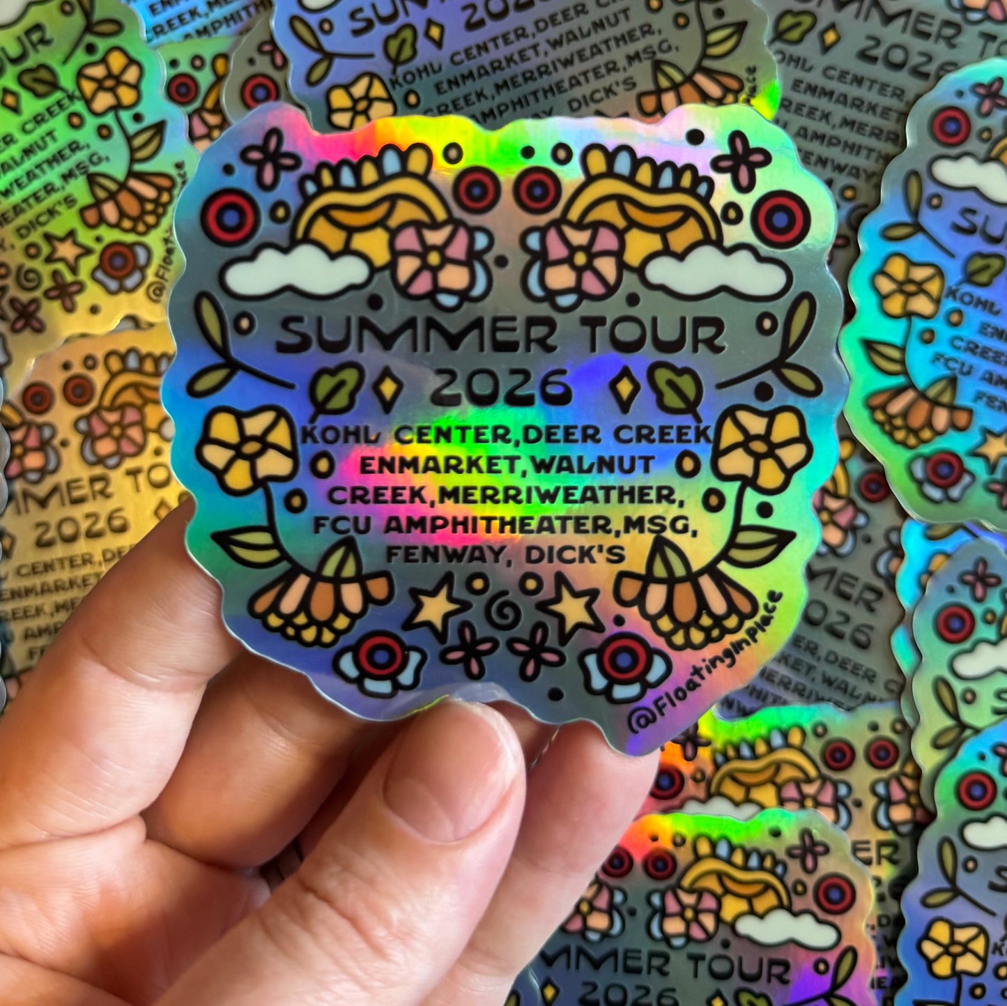 Phish Holographic Summer Tour 2026 Sticker