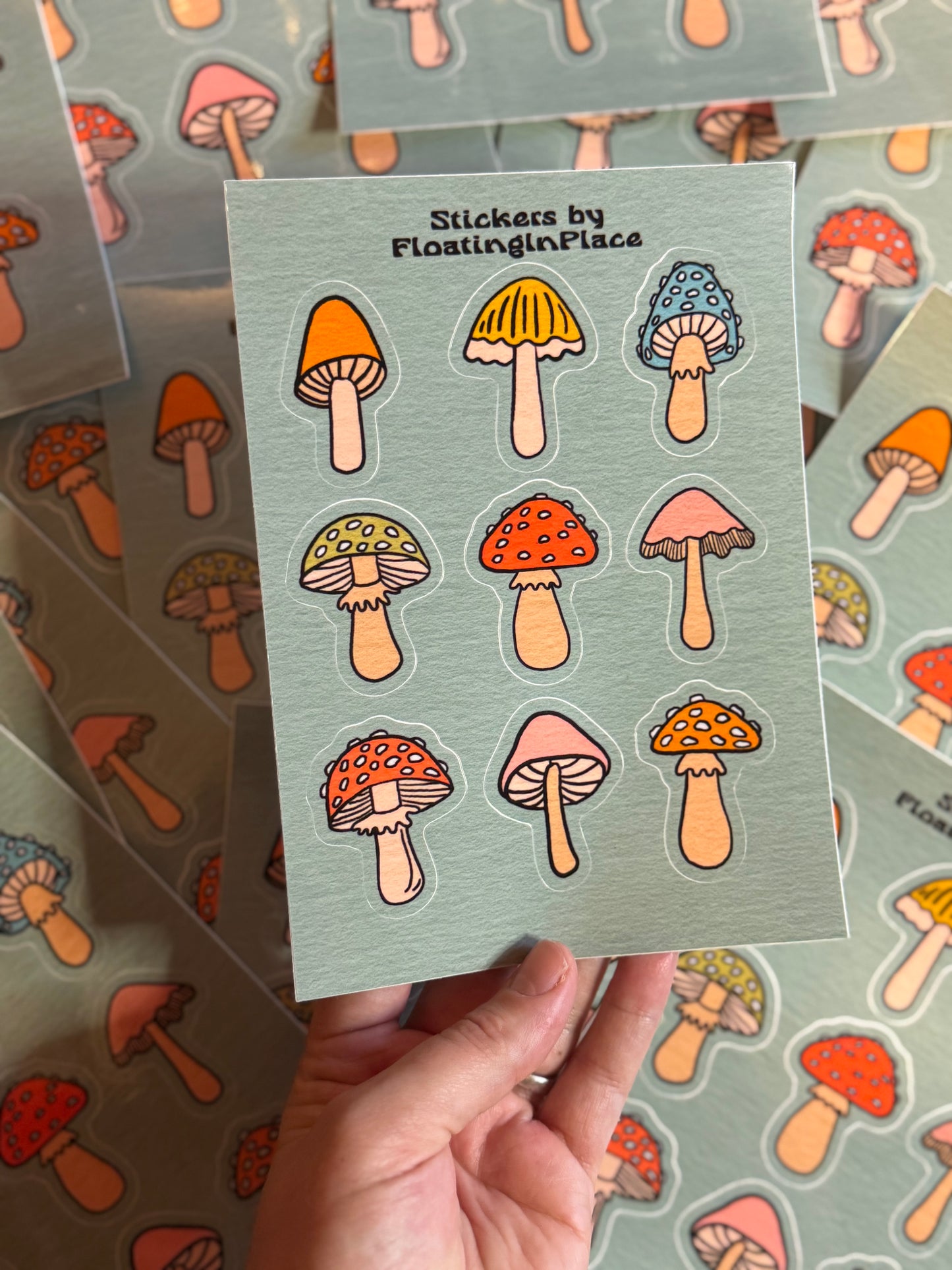 Mushroom Sticker Sheet