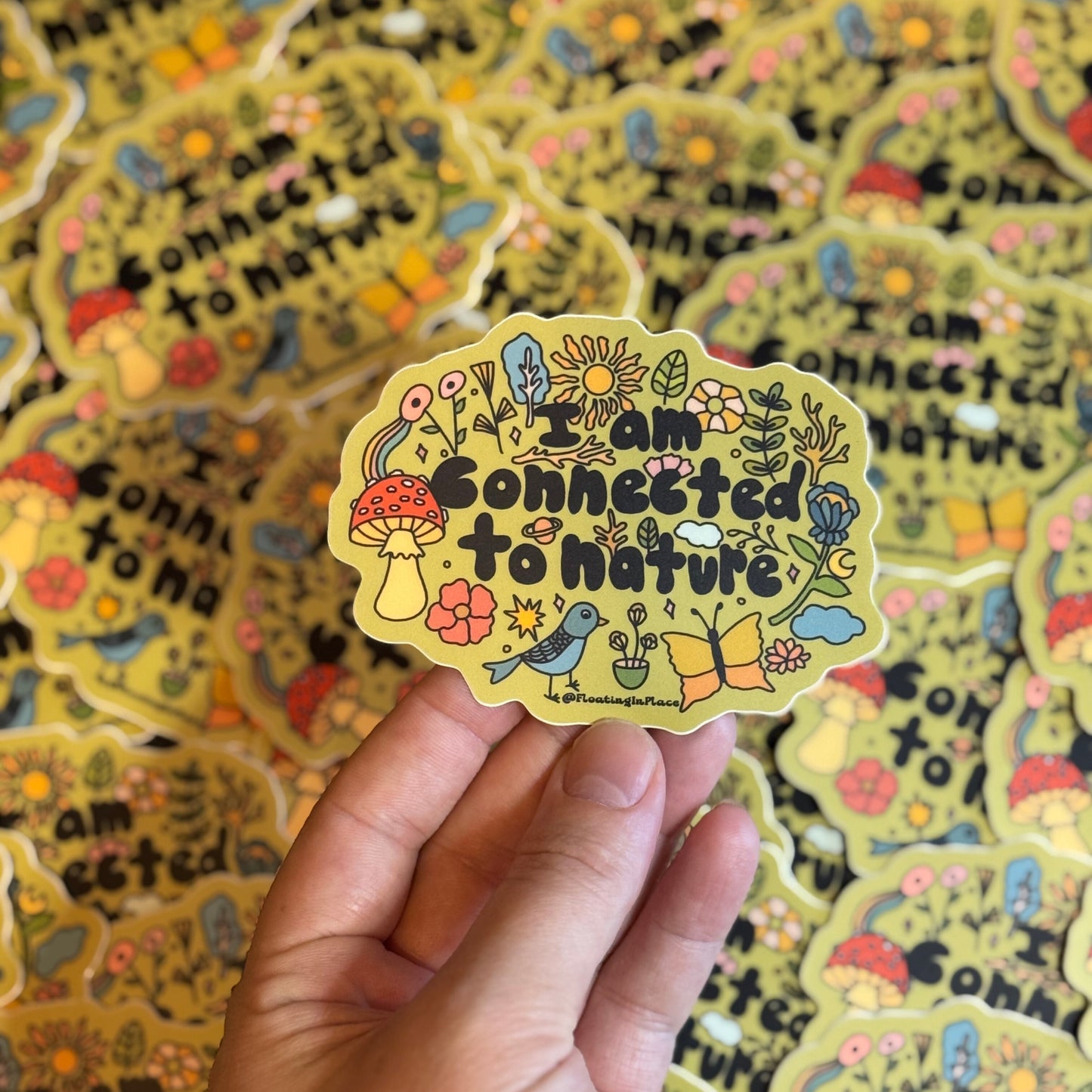 Connected to Nature Sticker