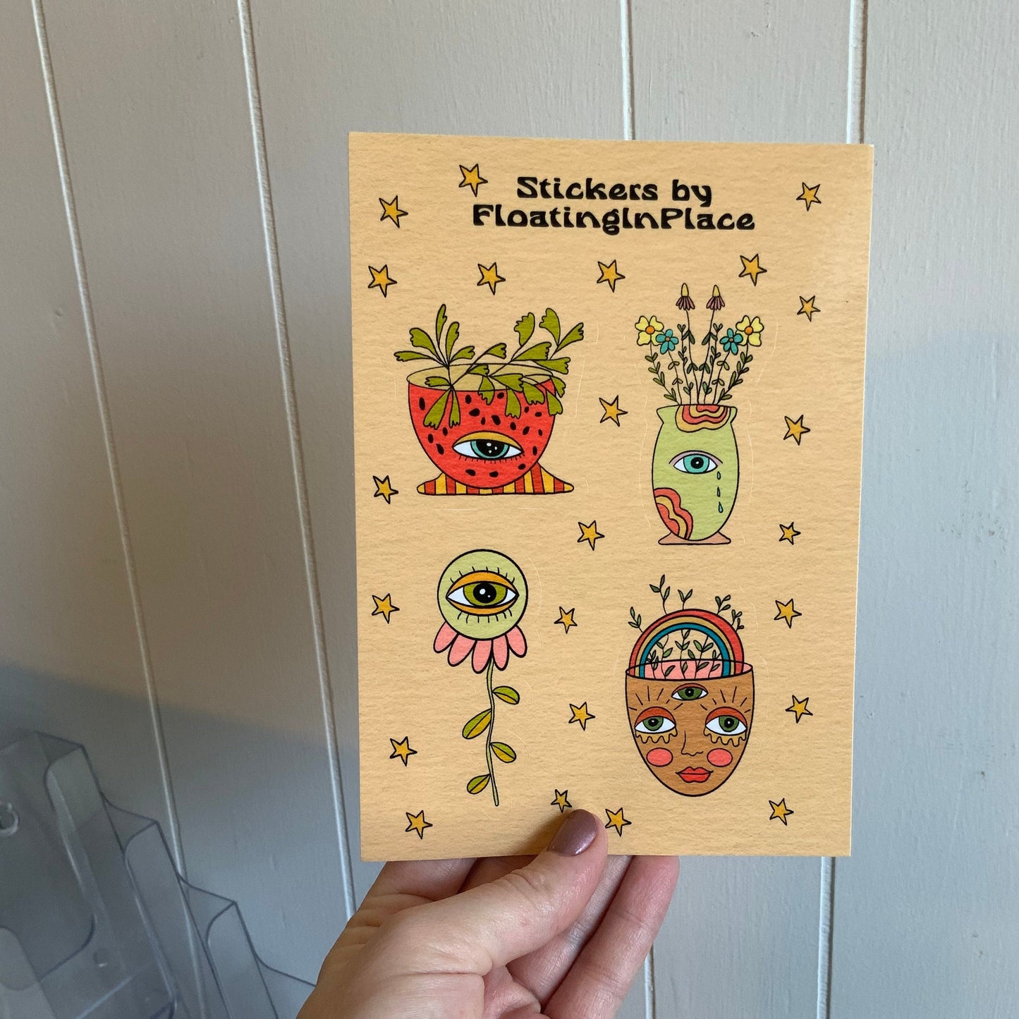 Groovy Plants Sticker Sheet