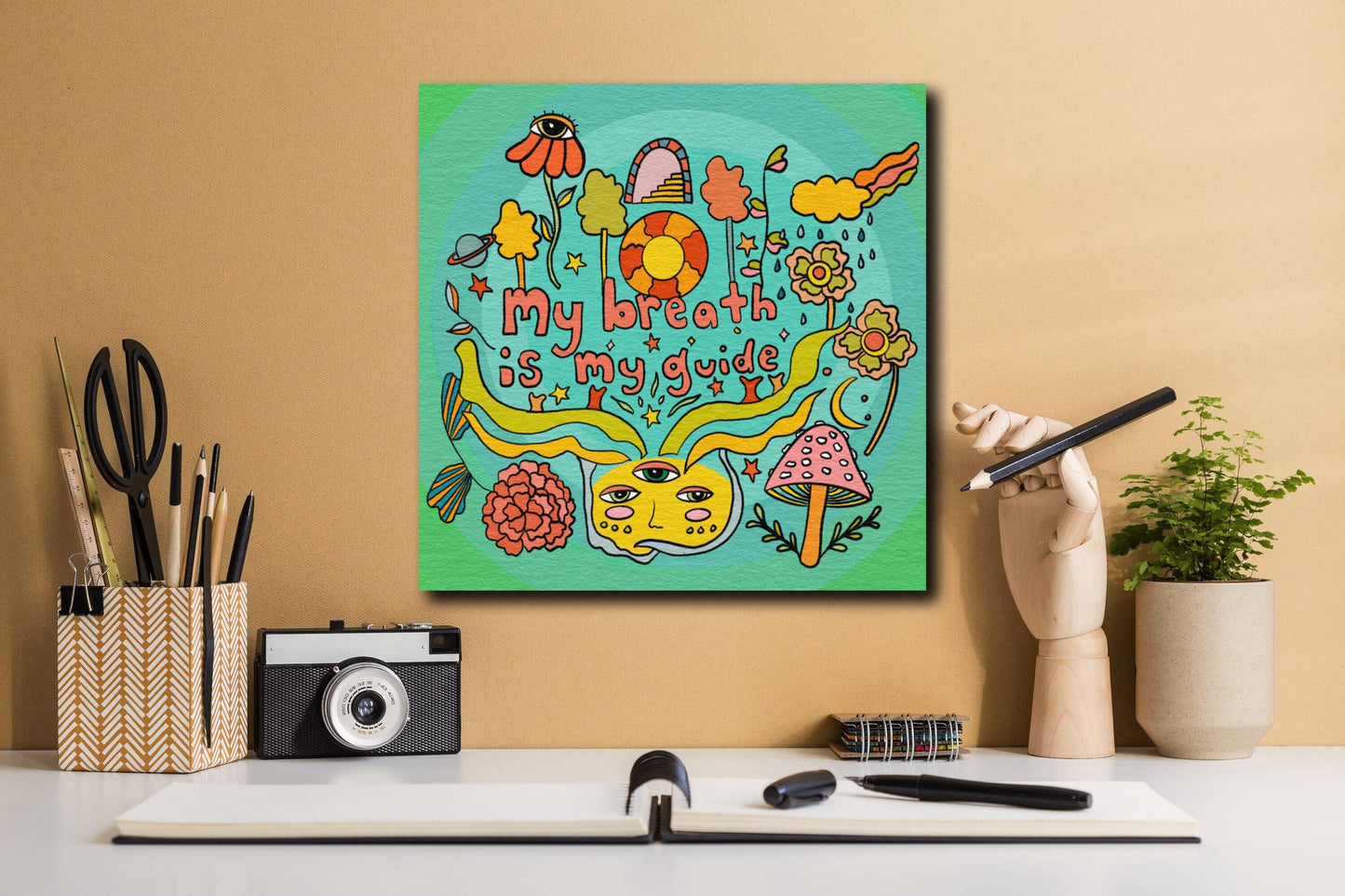 My Breath Is My Guide Print