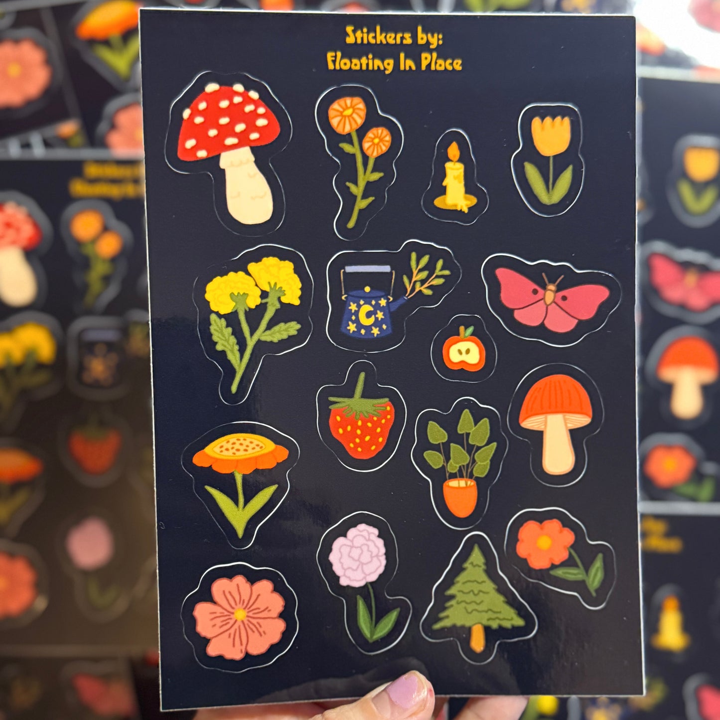 Whimsical Cottagecore Sticker sheet