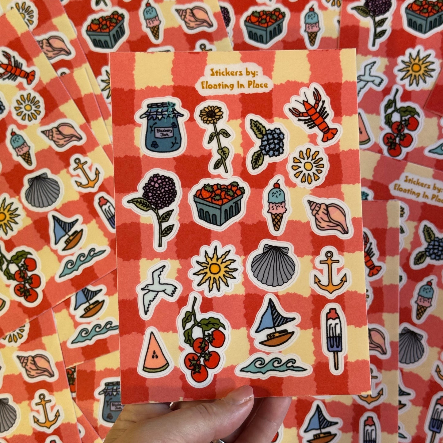 Coastal Summer Sticker Sheet