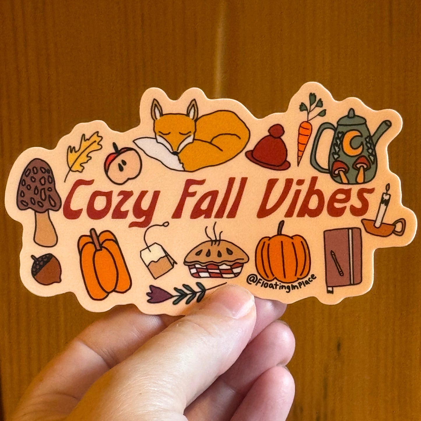 Cozy Fall Vibes Sticker