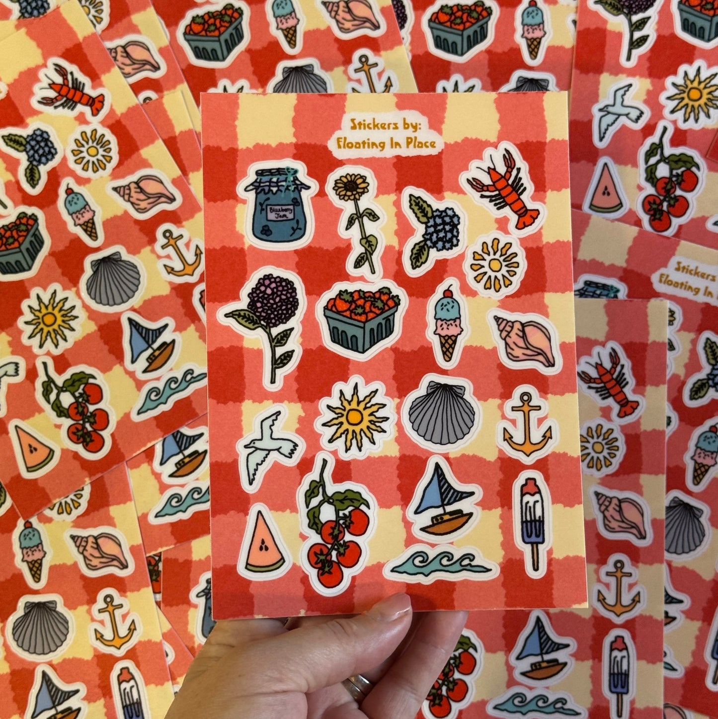 Coastal Summer Sticker Sheet