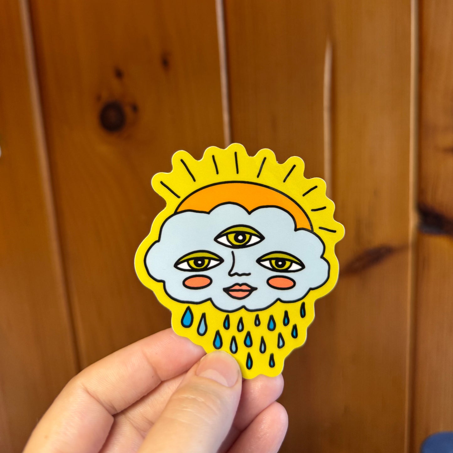 Cute Cloud Sticker