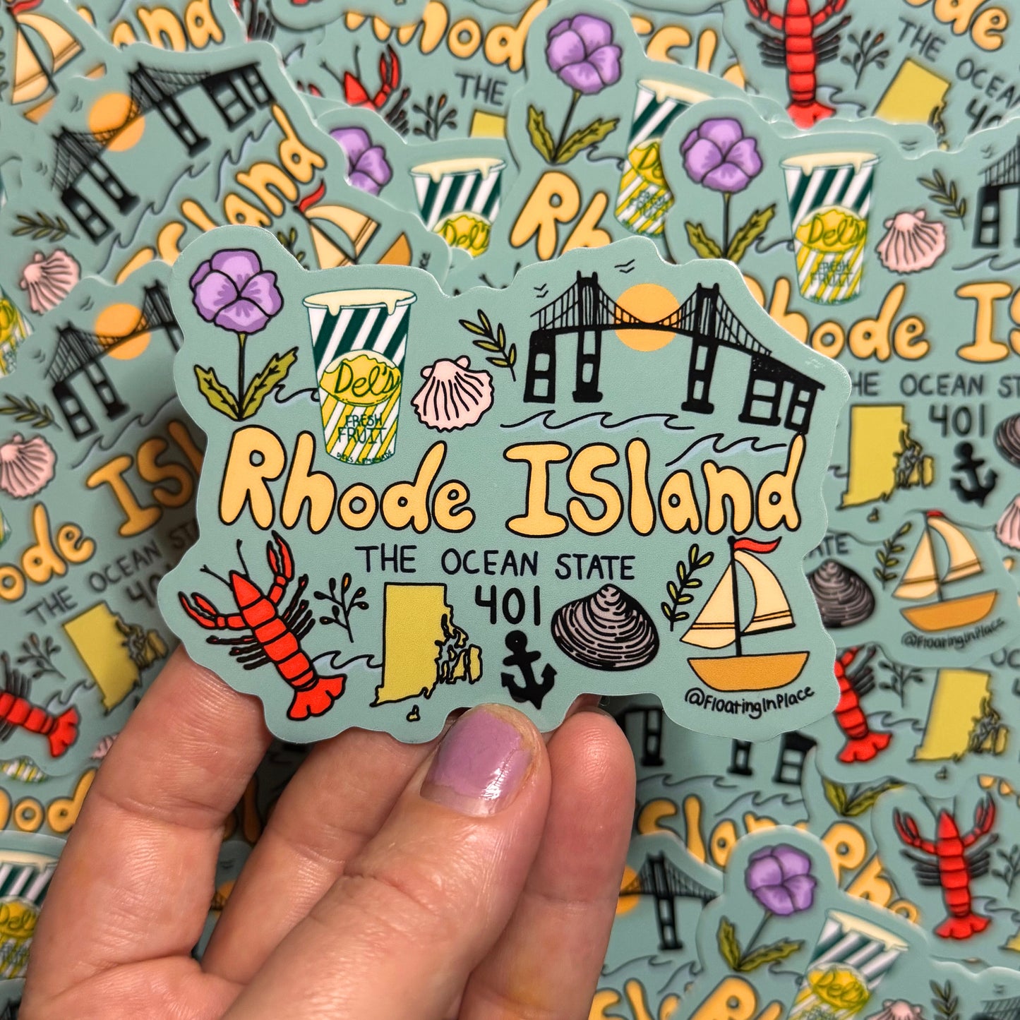 Rhode Island Sticker