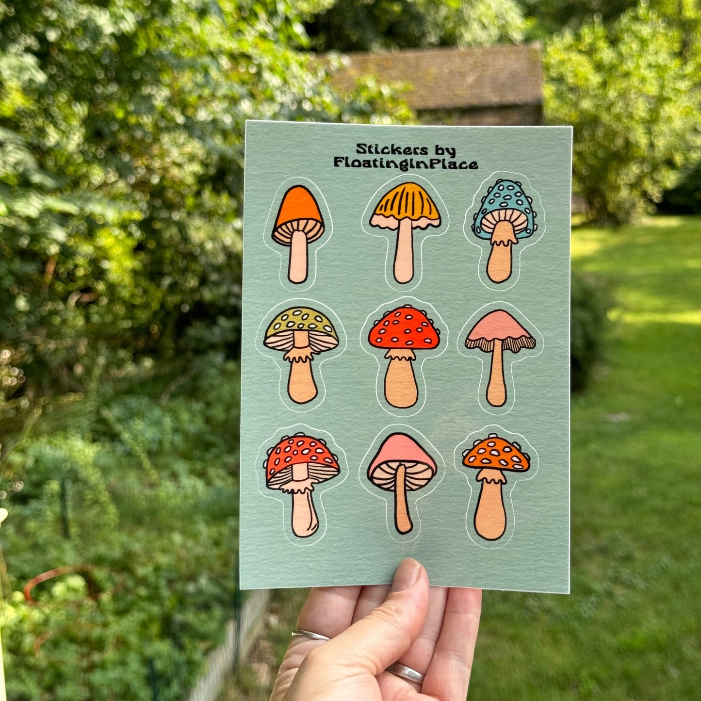 Mushroom Sticker Sheet