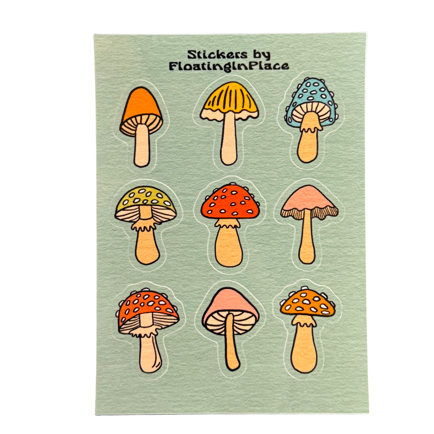 Mushroom Sticker Sheet