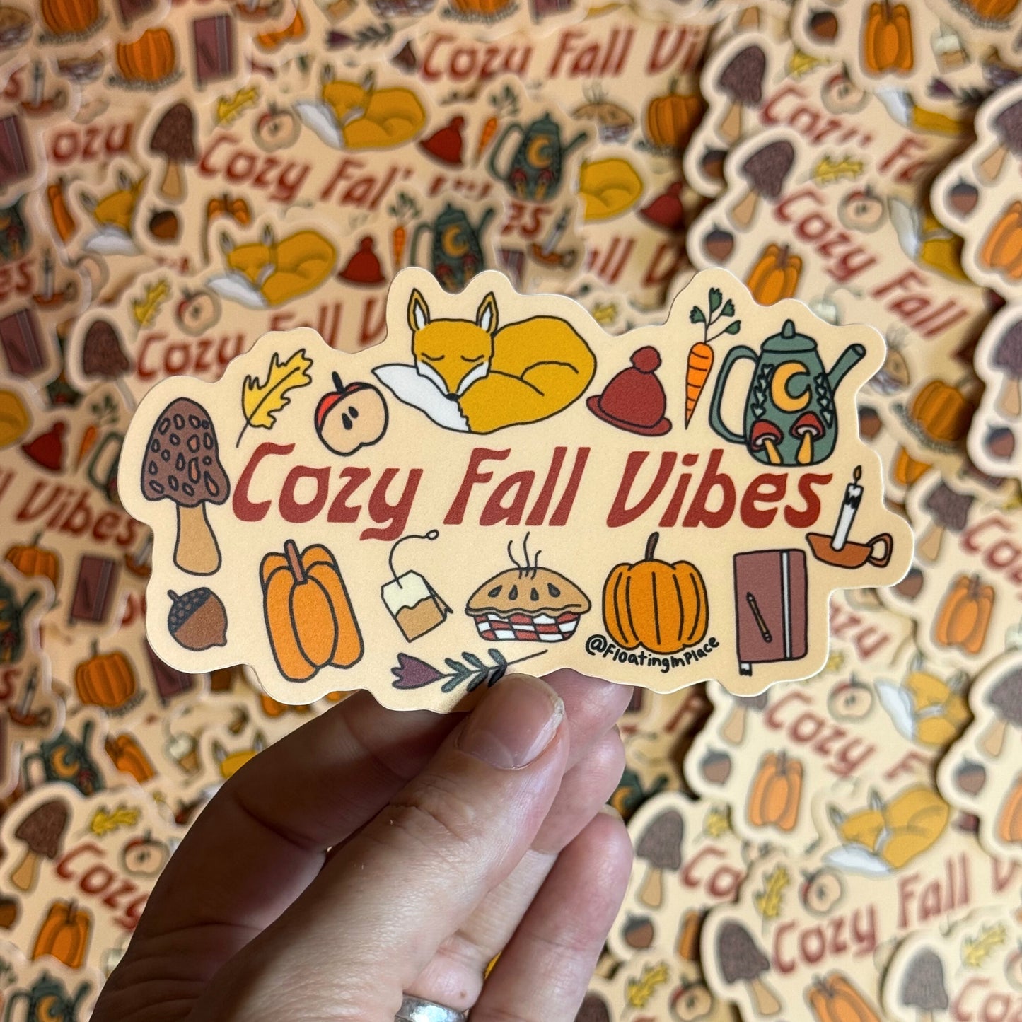 Cozy Fall Vibes Sticker