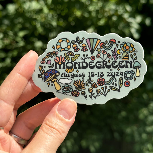 Mondegreen Festival Phish Sticker