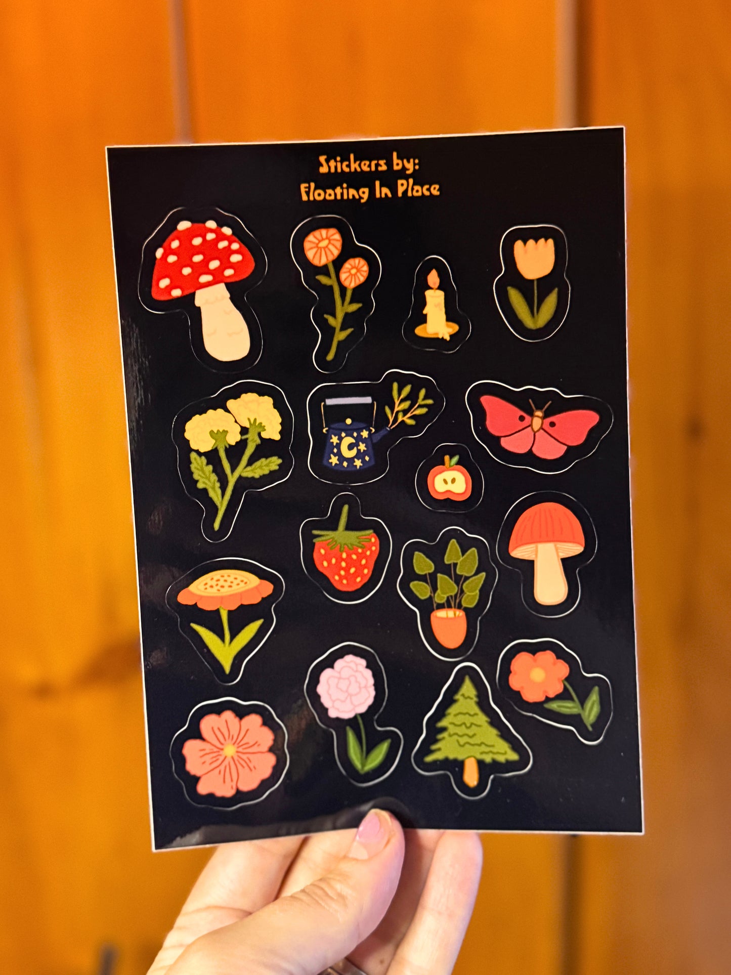 Whimsical Cottagecore Sticker sheet