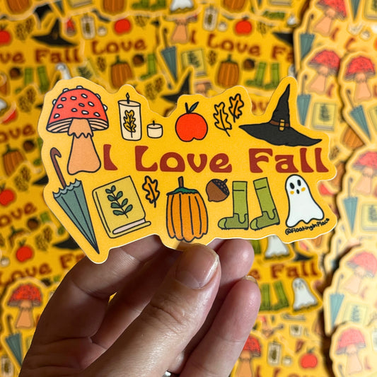 I love Fall Sticker
