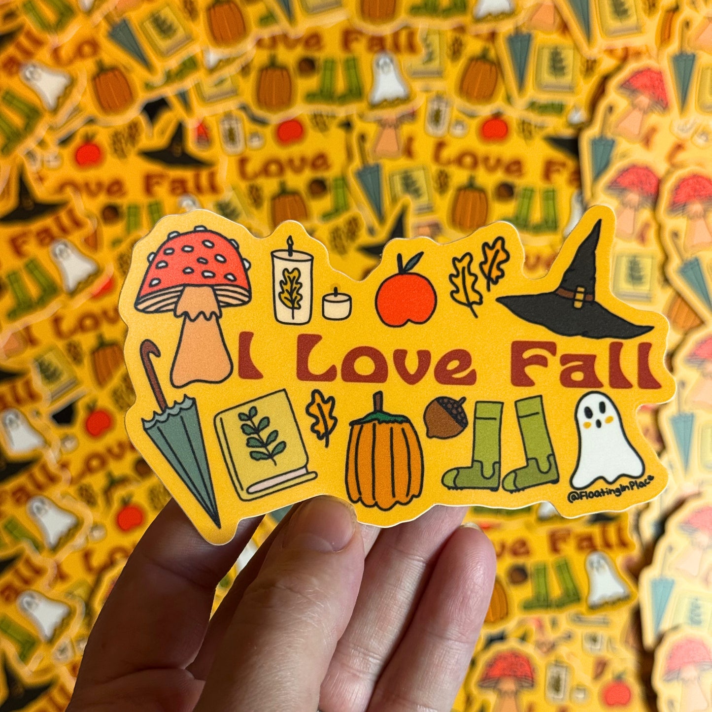 I love Fall Sticker