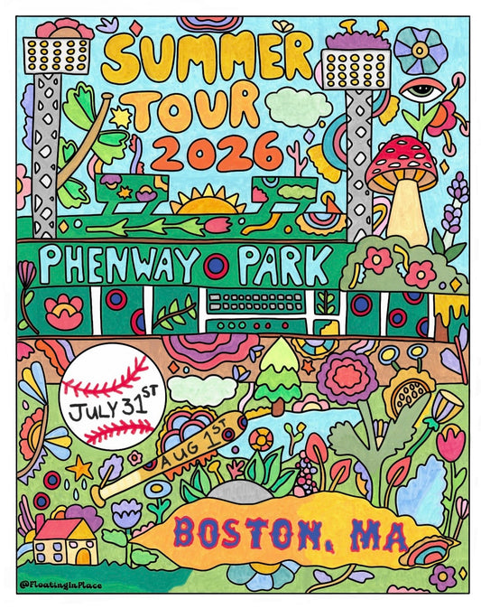 Phish Fenway Poster