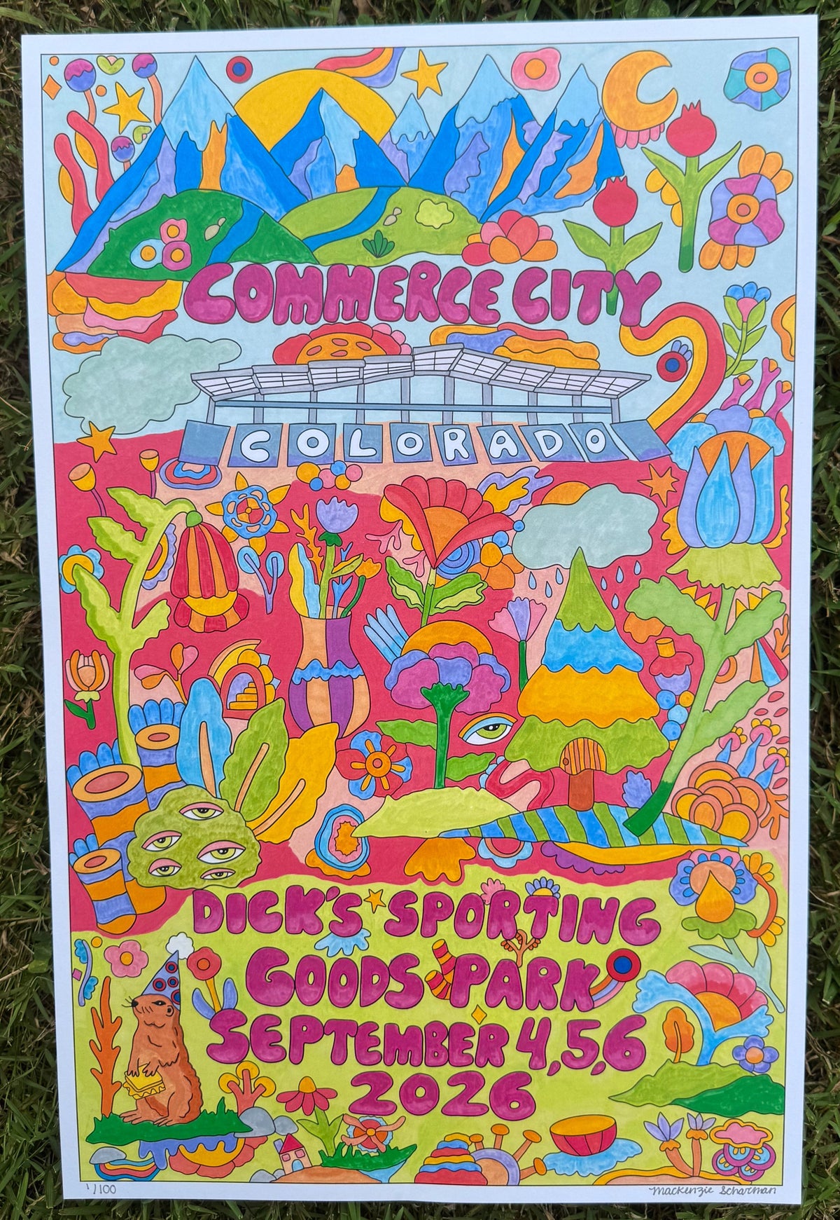 Phish Dicks Poster - Colorado 2026