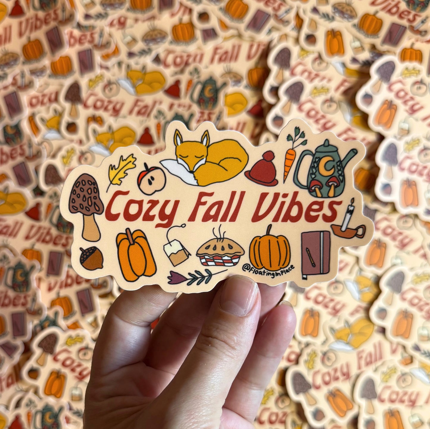 Cozy Fall Vibes Sticker
