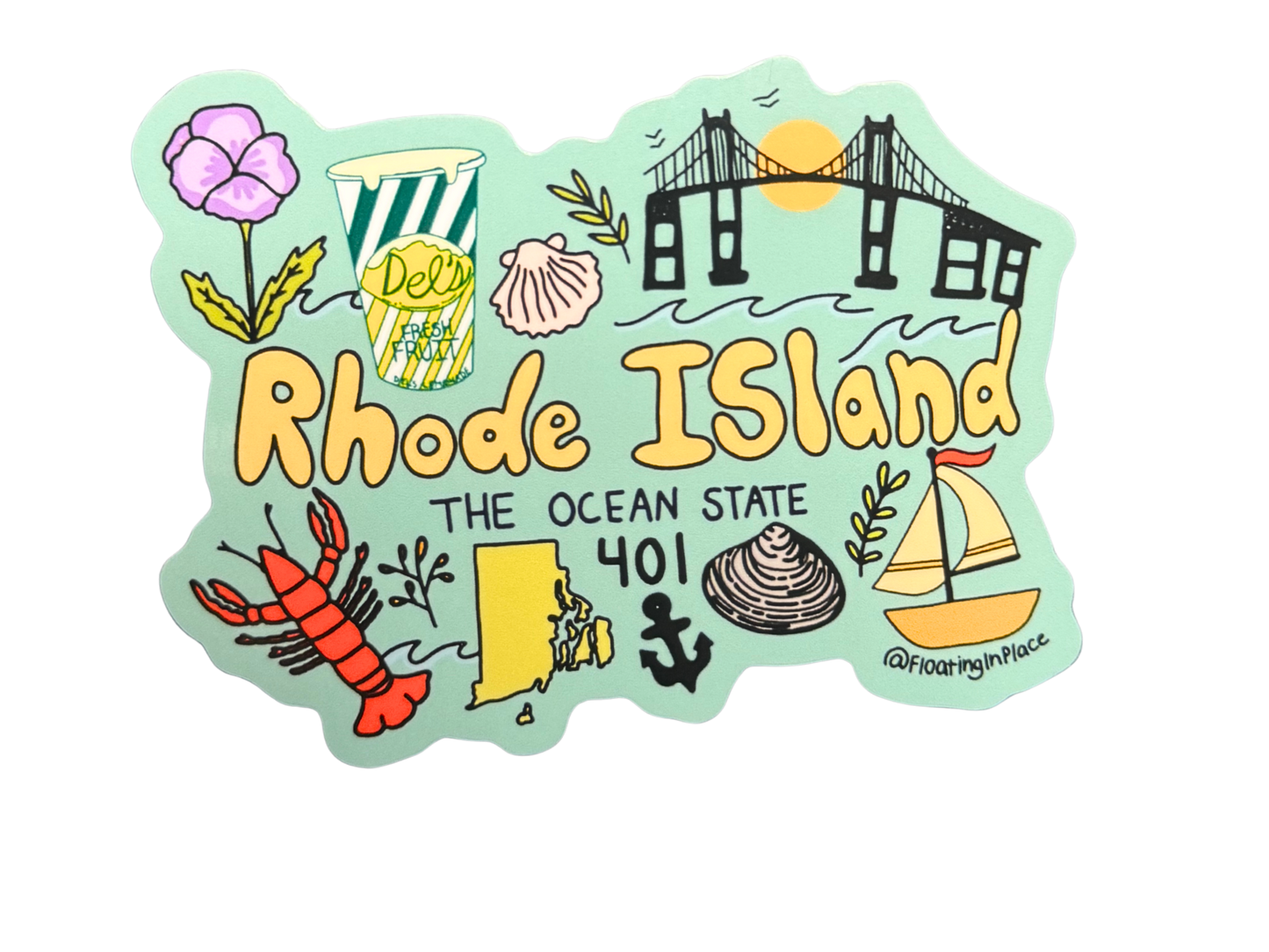 Rhode Island Sticker