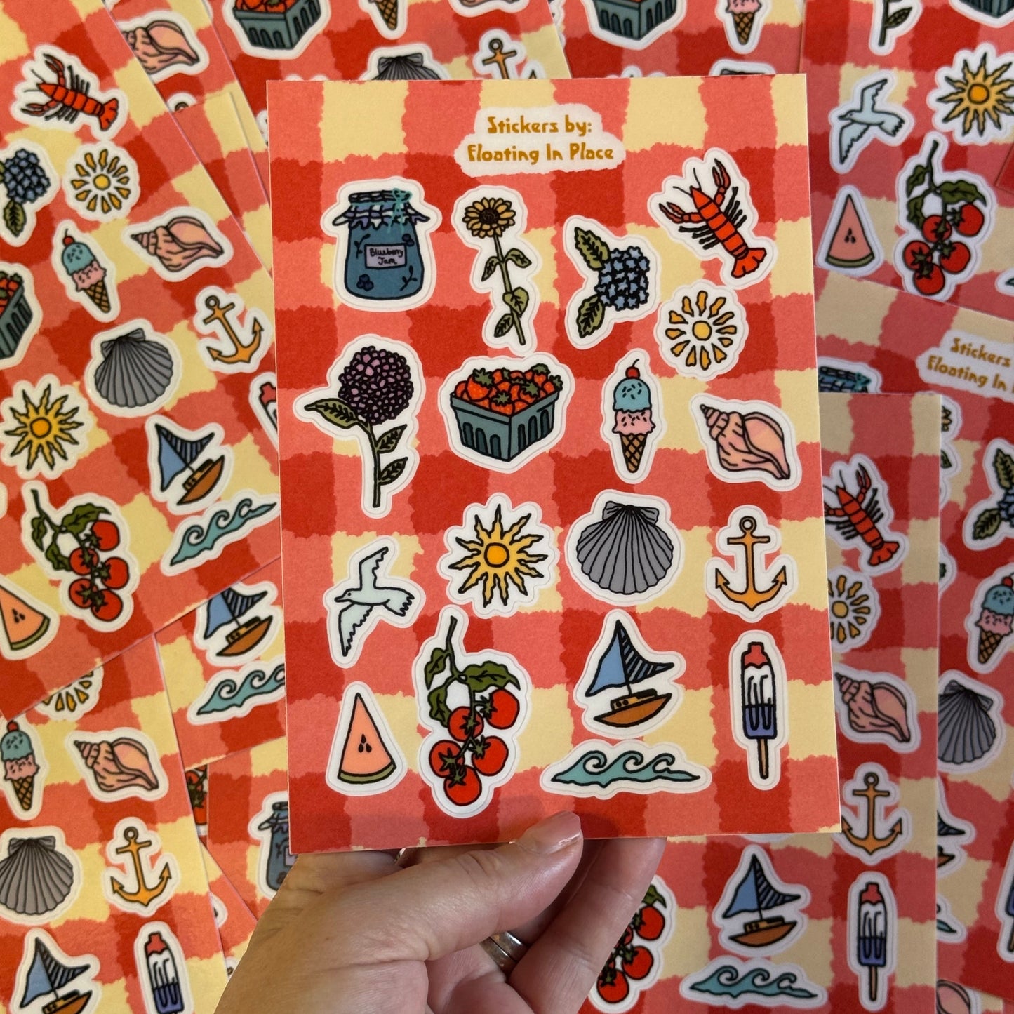 Coastal Summer Sticker Sheet