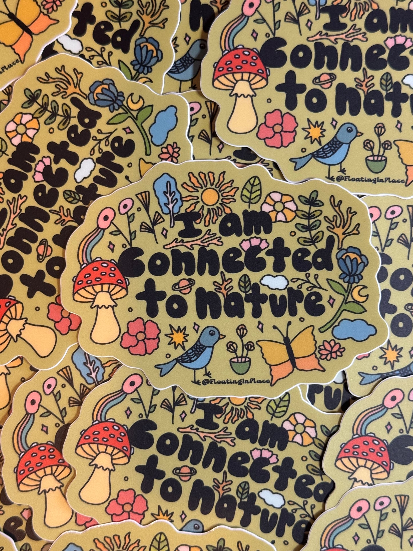 Connected to Nature Sticker