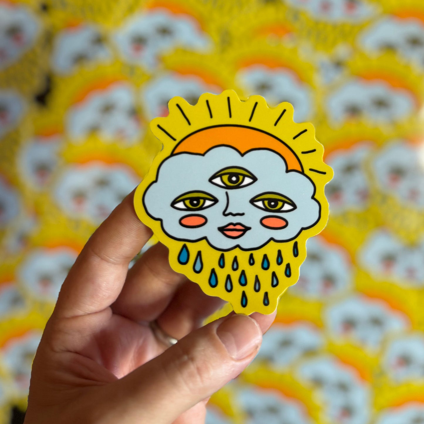 Cute Cloud Sticker