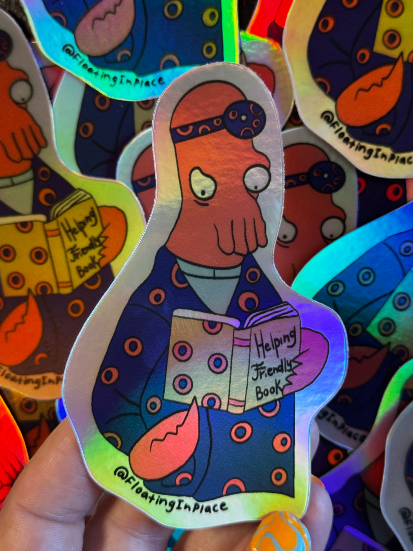 Zoidberg Phish Sticker