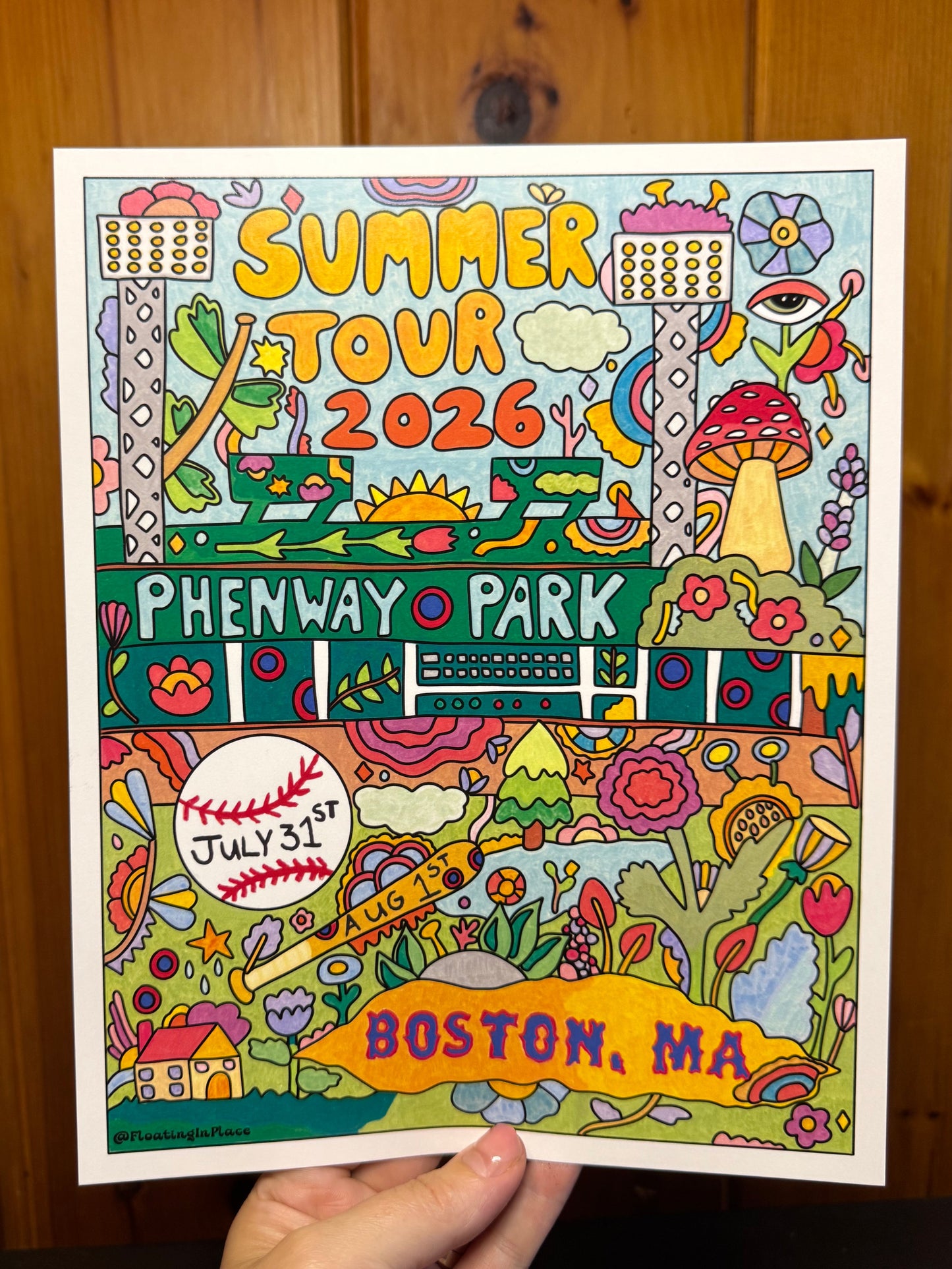 Phish Fenway Poster