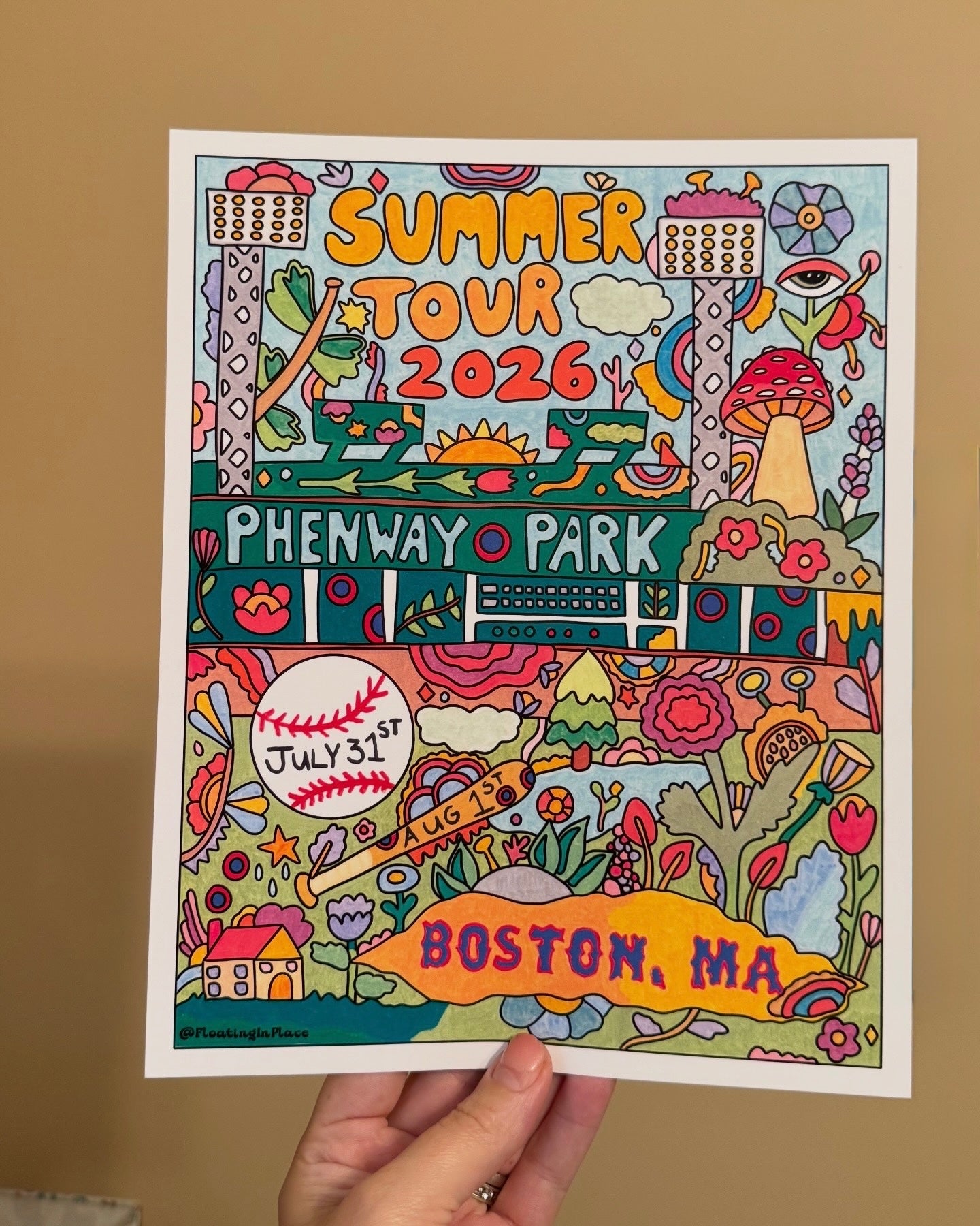Phish Fenway Poster