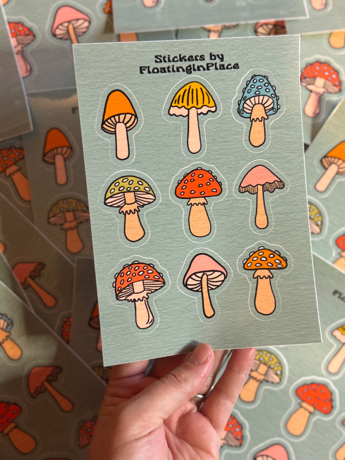 Mushroom Sticker Sheet