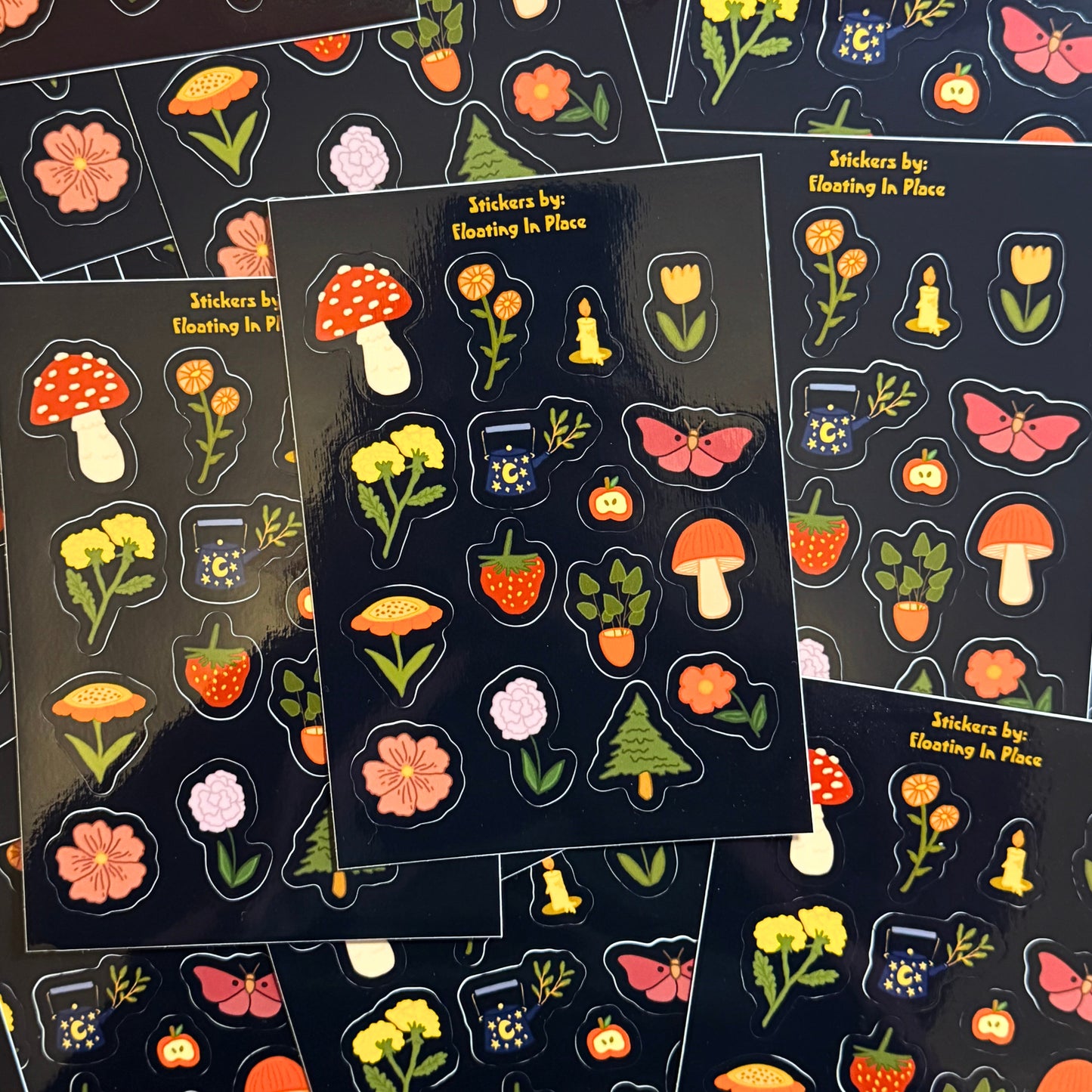 Whimsical Cottagecore Sticker sheet