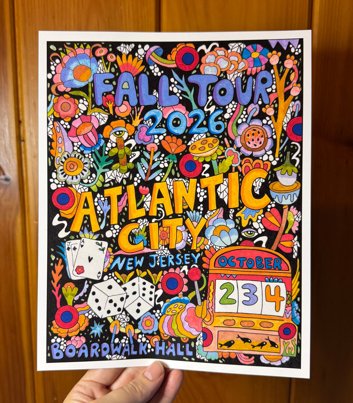 Phish Atlantic City Poster