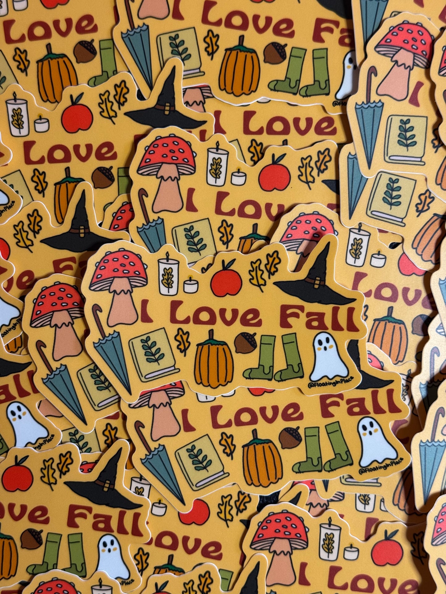 I love Fall Sticker